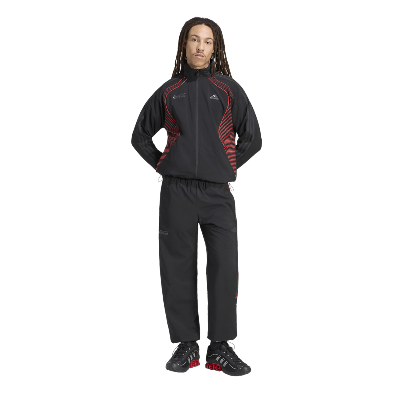 adidas Coca-Cola Track Pants Image 5 of 5. Tap to open photo gallery.