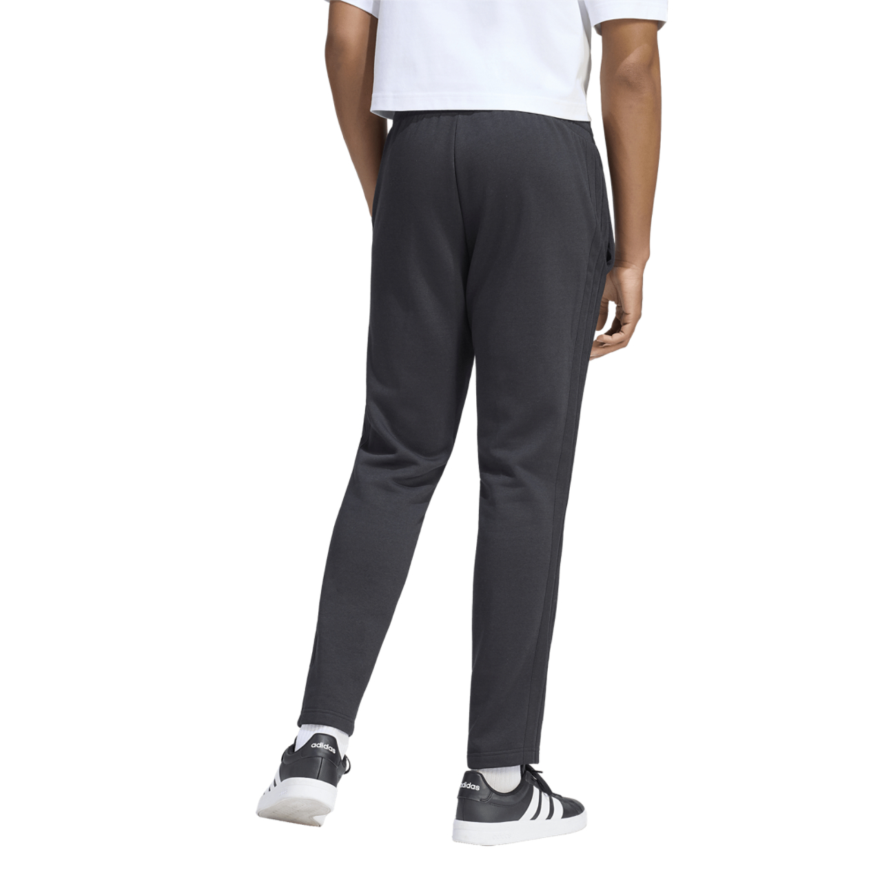 adidas Essentials 3-Stripes Fleece Open Hem Pants - Men's | Champs