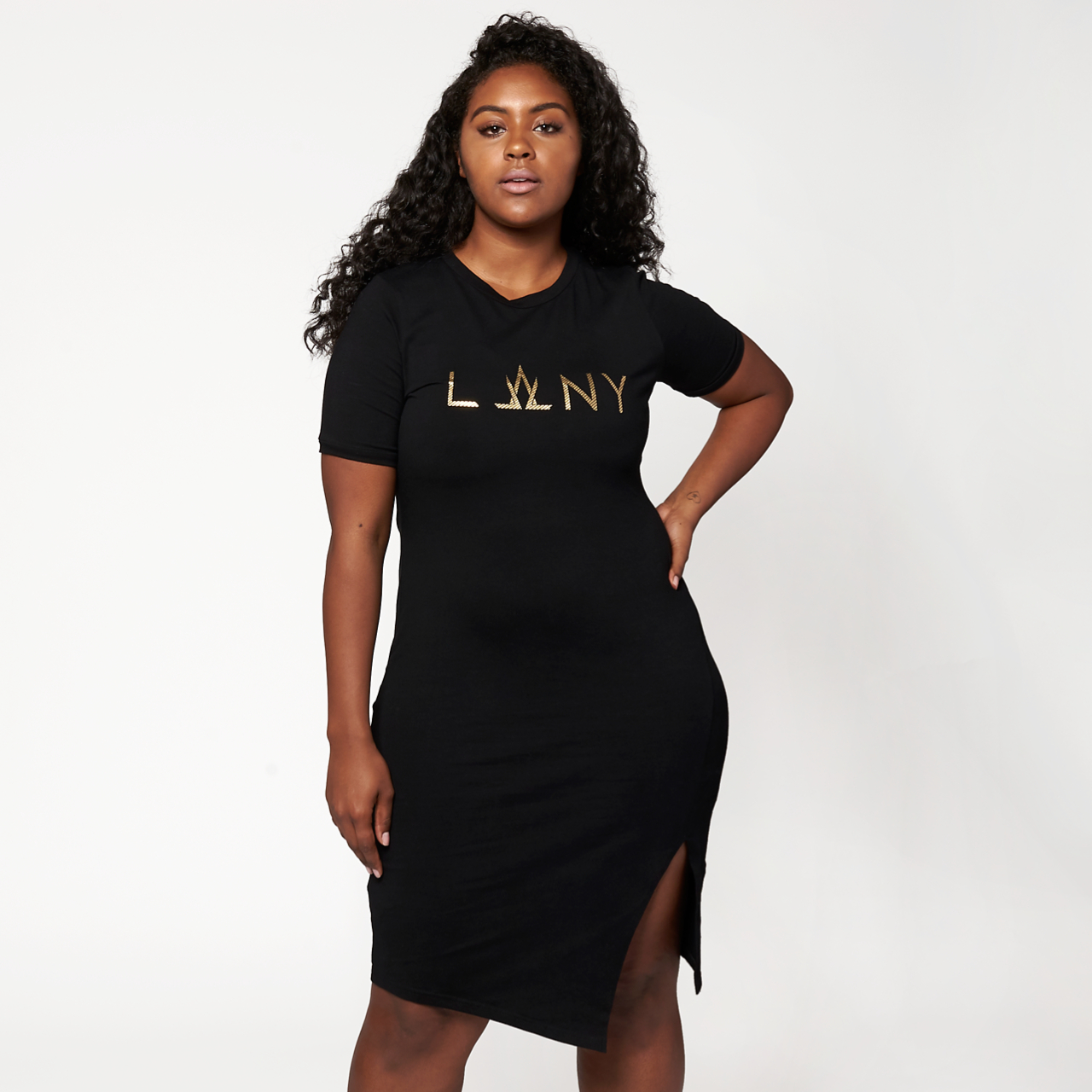 La La Anthony Tee Dress Image 1 of 6. Tap to open photo gallery.