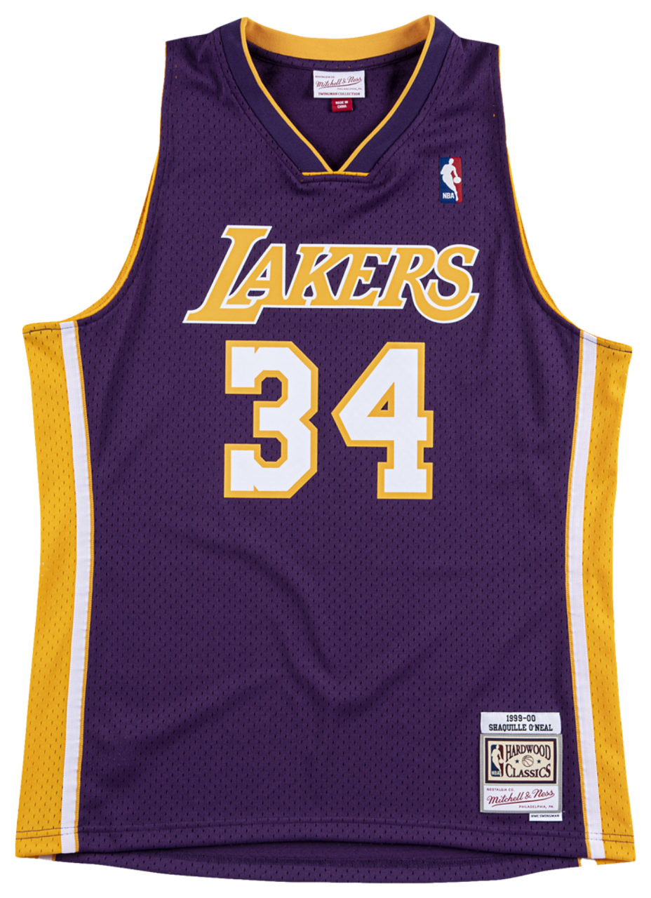 Mitchell & Ness Lakers Swingman Jersey Image 2 of 3. Tap to open photo gallery.