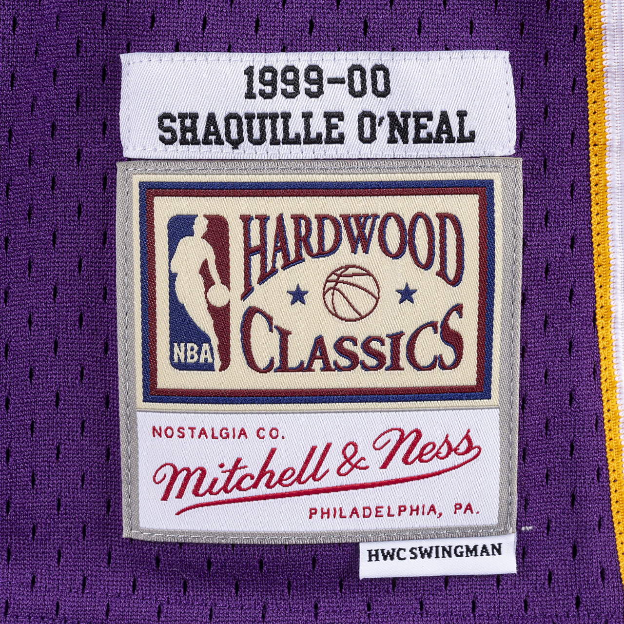 Mitchell & Ness Lakers Swingman Jersey Image 3 of 3. Tap to open photo gallery.