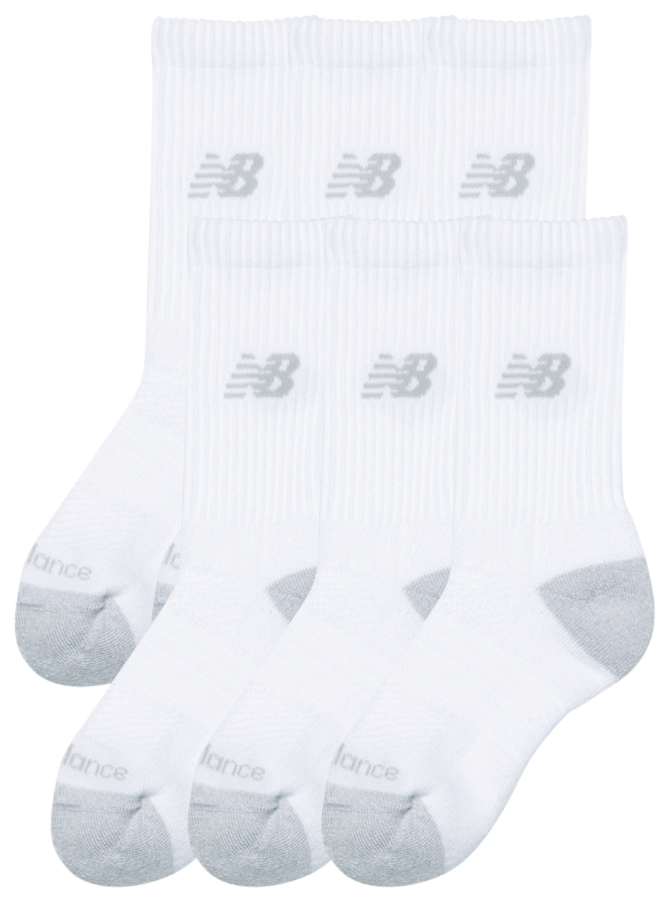 New Balance Active Cushion 6PK Crew Socks Image 2 of 3. Tap to open photo gallery.