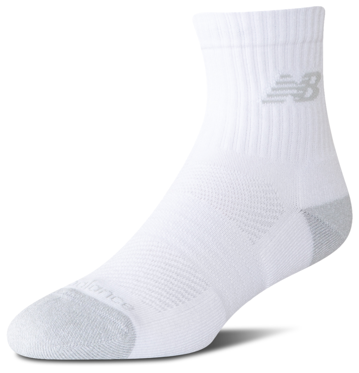 New Balance Active Cushion 6PK Quarter Socks Image 2 of 3. Tap to open photo gallery.