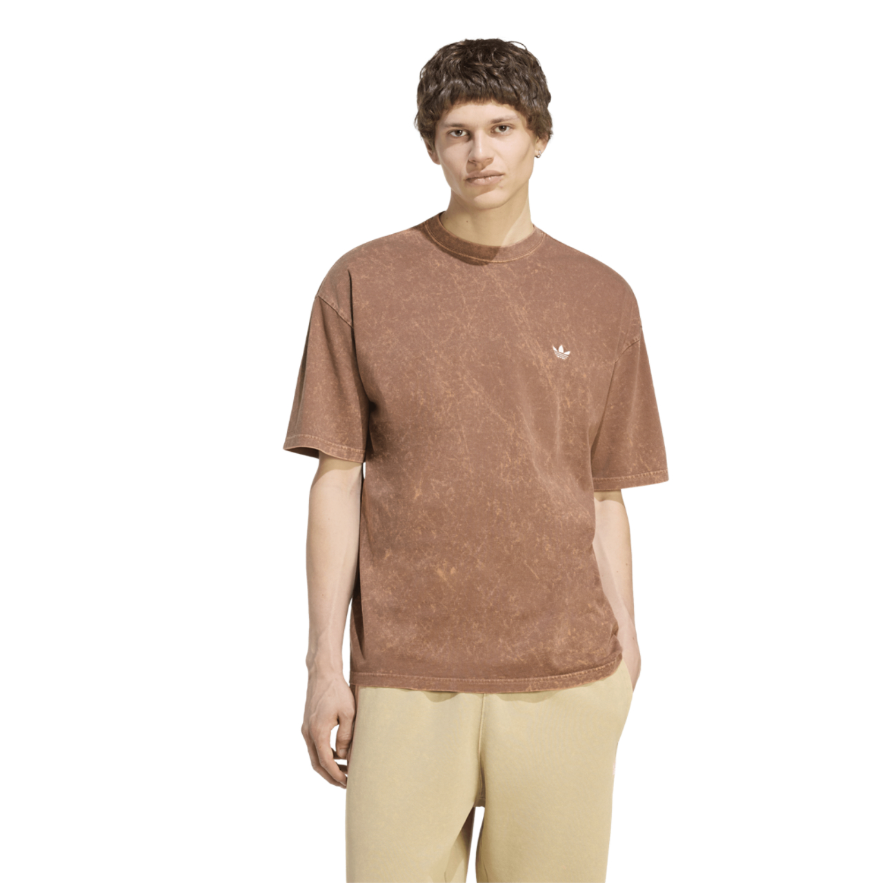 adidas Originals Trefoil Ess Washed Loose Shoulder Tee - Men's
