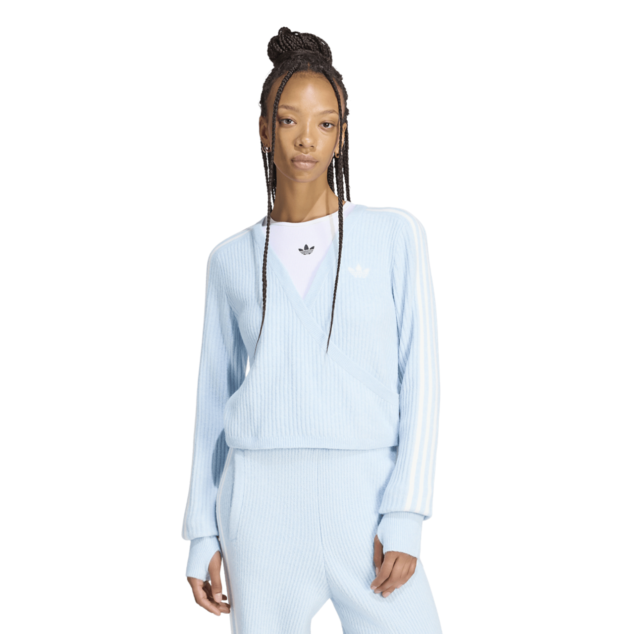 adidas Originals x Jennie adiluna Wrap Around Cardigan - Women's