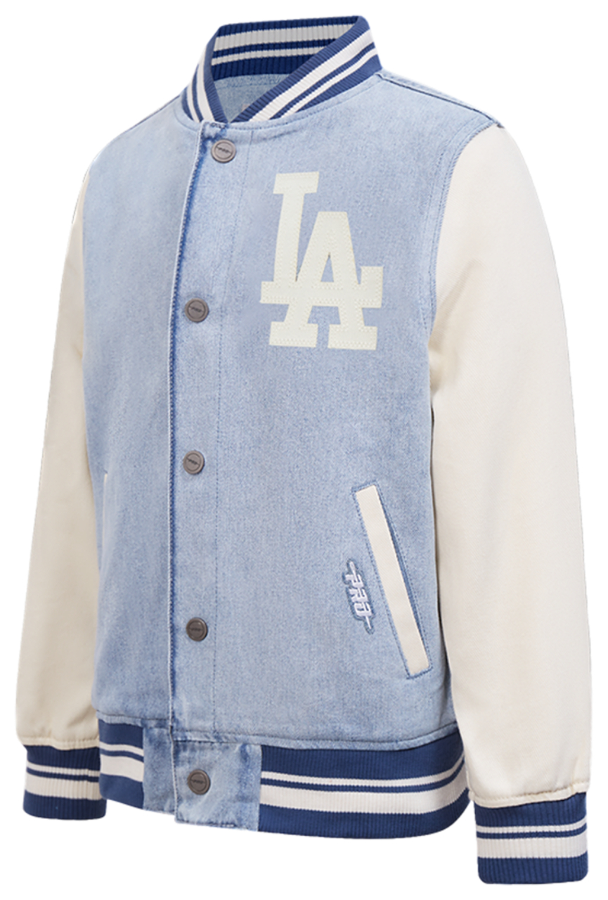 Pro Standard LA Dodgers Denim Jacket Image 1 of 5. Tap to open photo gallery.