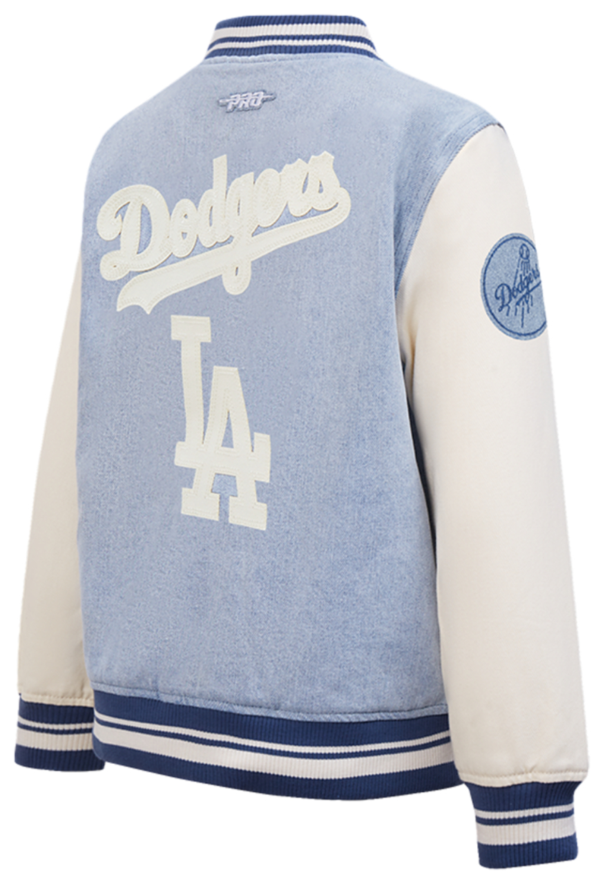 Pro Standard LA Dodgers Denim Jacket Image 2 of 5. Tap to open photo gallery.