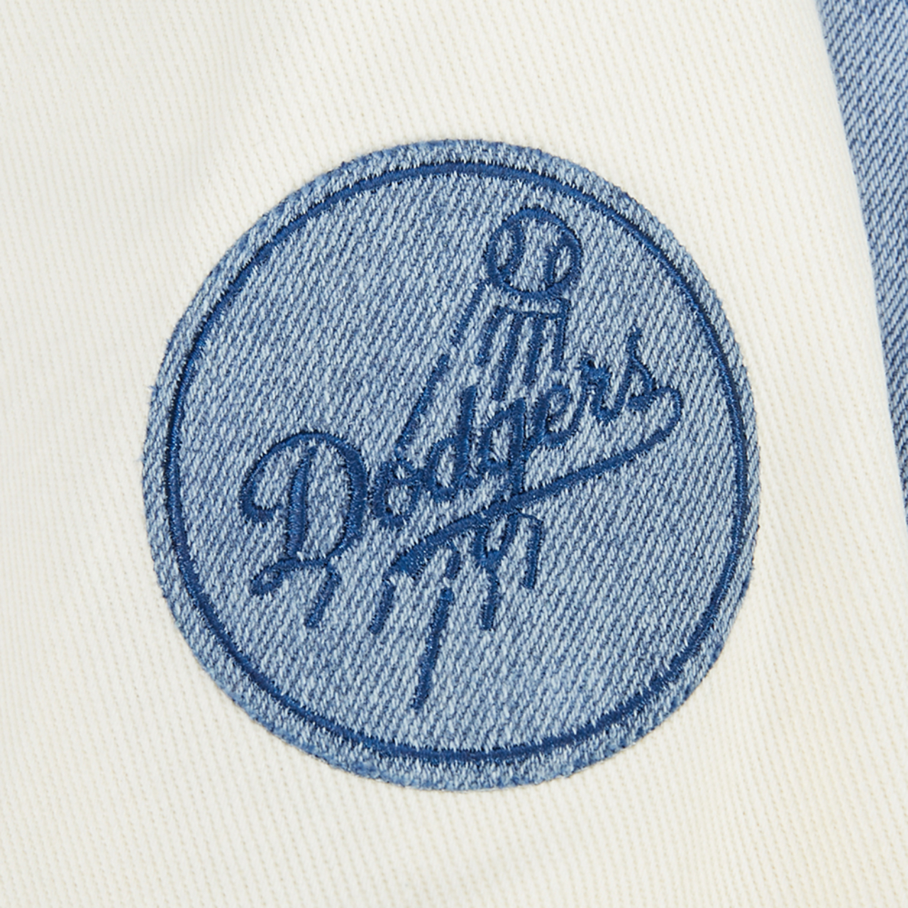 Pro Standard LA Dodgers Denim Jacket Image 3 of 5. Tap to open photo gallery.