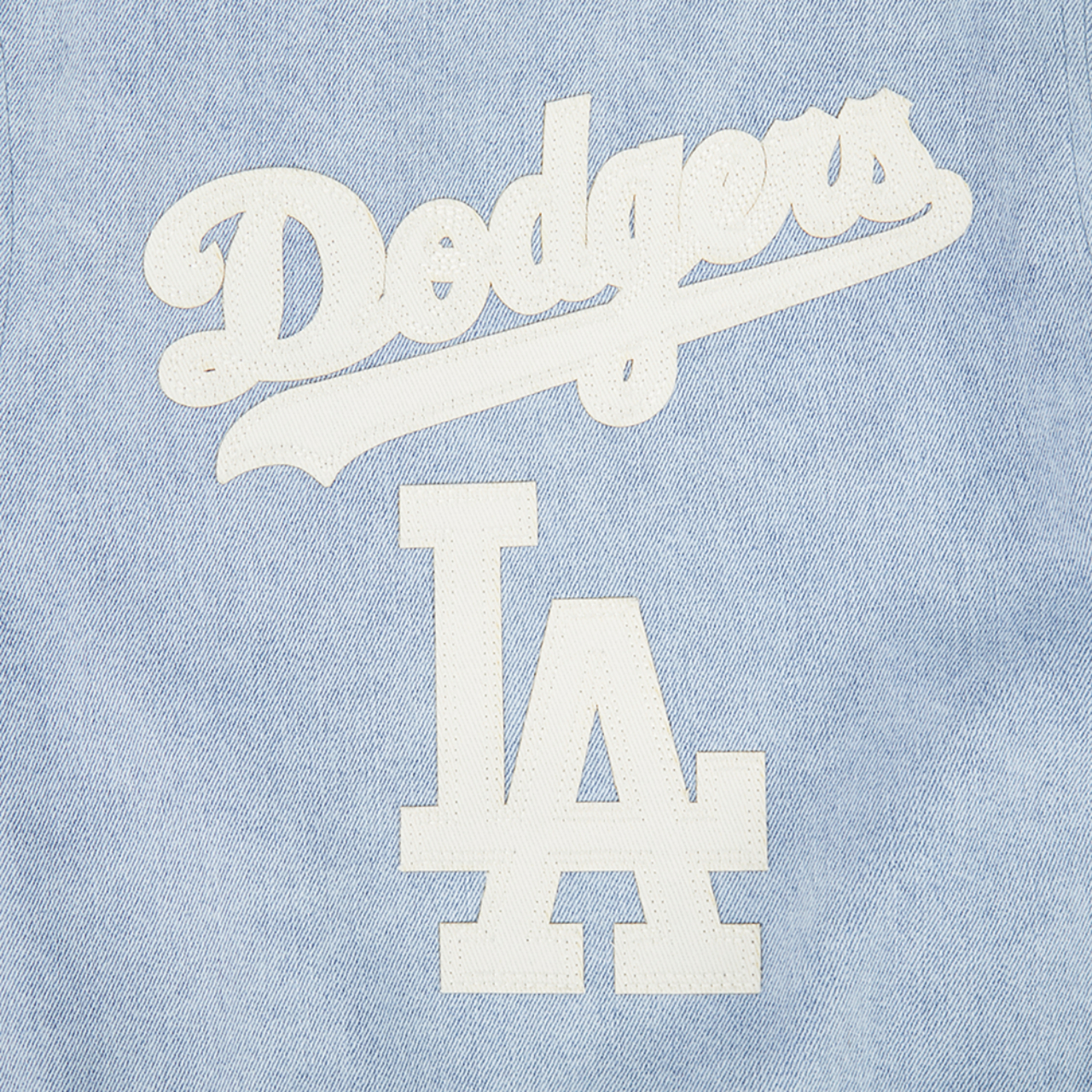 Pro Standard LA Dodgers Denim Jacket Image 5 of 5. Tap to open photo gallery.