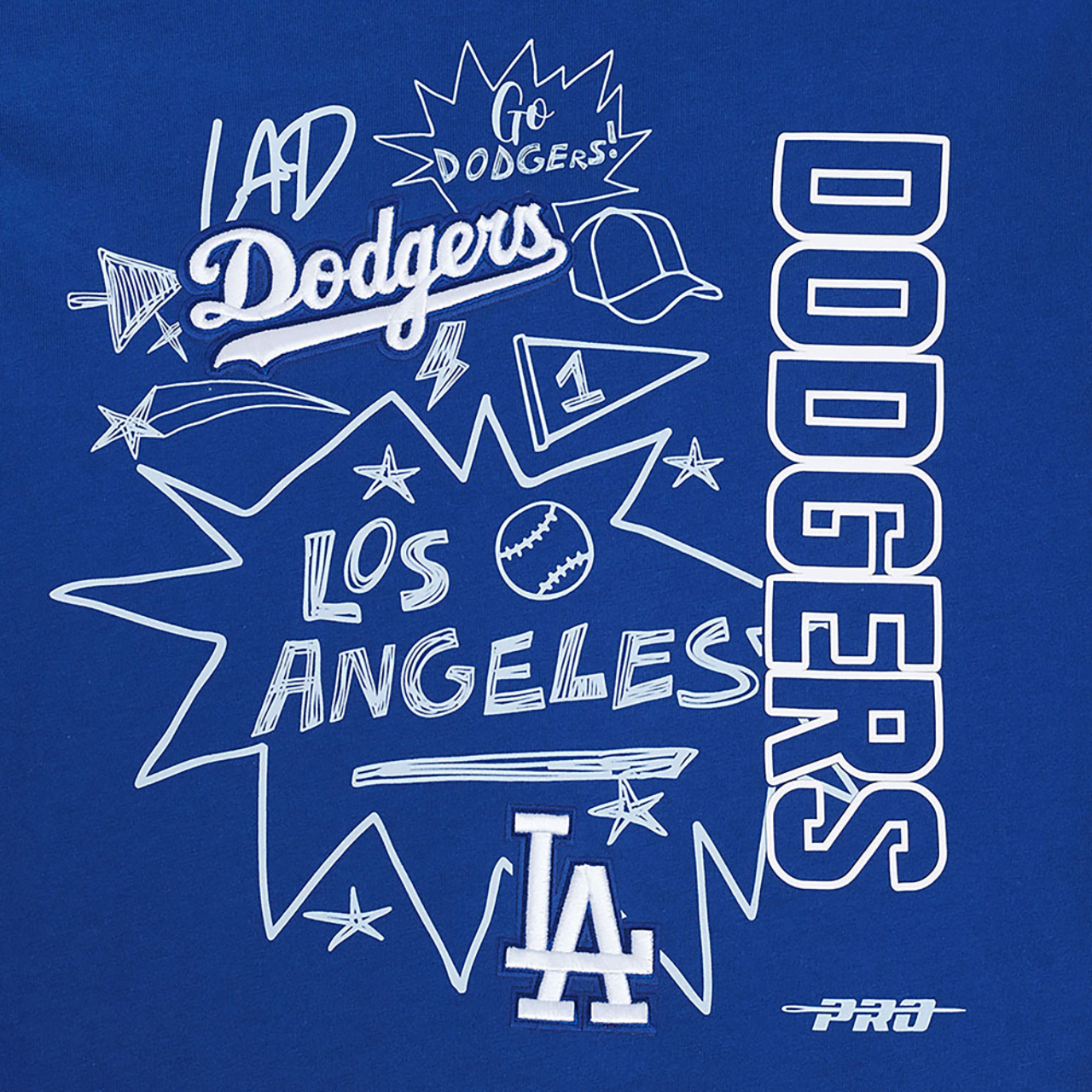 Pro Standard LA Dodgers Sketch T-Shirt Image 5 of 5. Tap to open photo gallery.