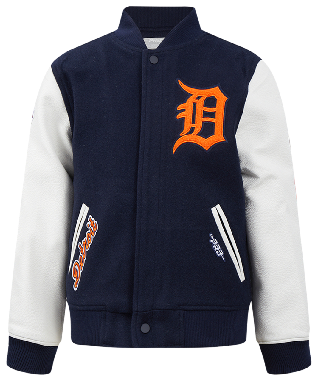 Pro Standard Detroit Tigers Varsity Jacket Image 1 of 10. Tap to open photo gallery.