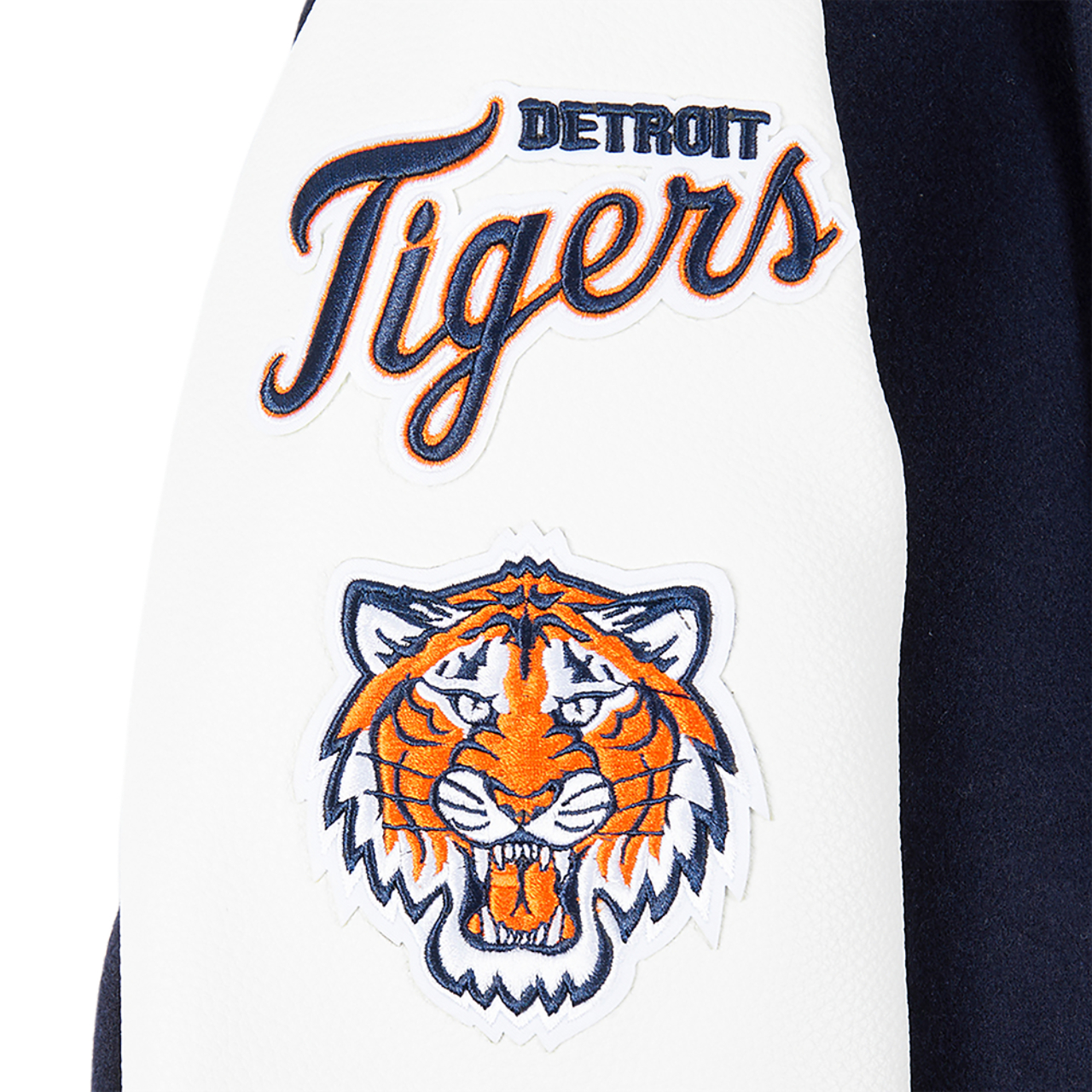 Pro Standard Detroit Tigers Varsity Jacket Image 7 of 10. Tap to open photo gallery.