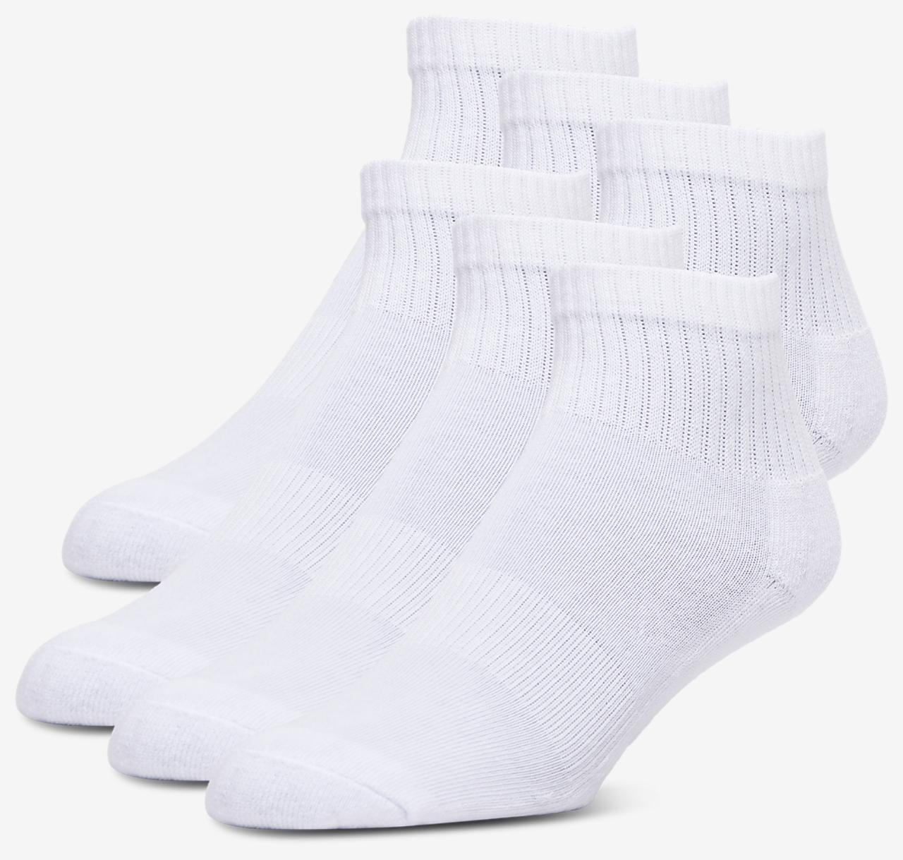 LCKR 6 Pack Basic Quarter Socks Image 1 of 2. Tap to open photo gallery.