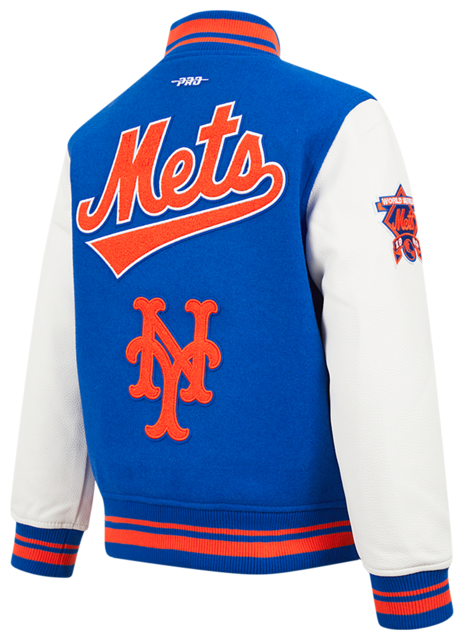 Pro Standard NY Mets Varsity Jacket Image 4 of 11. Tap to open photo gallery.