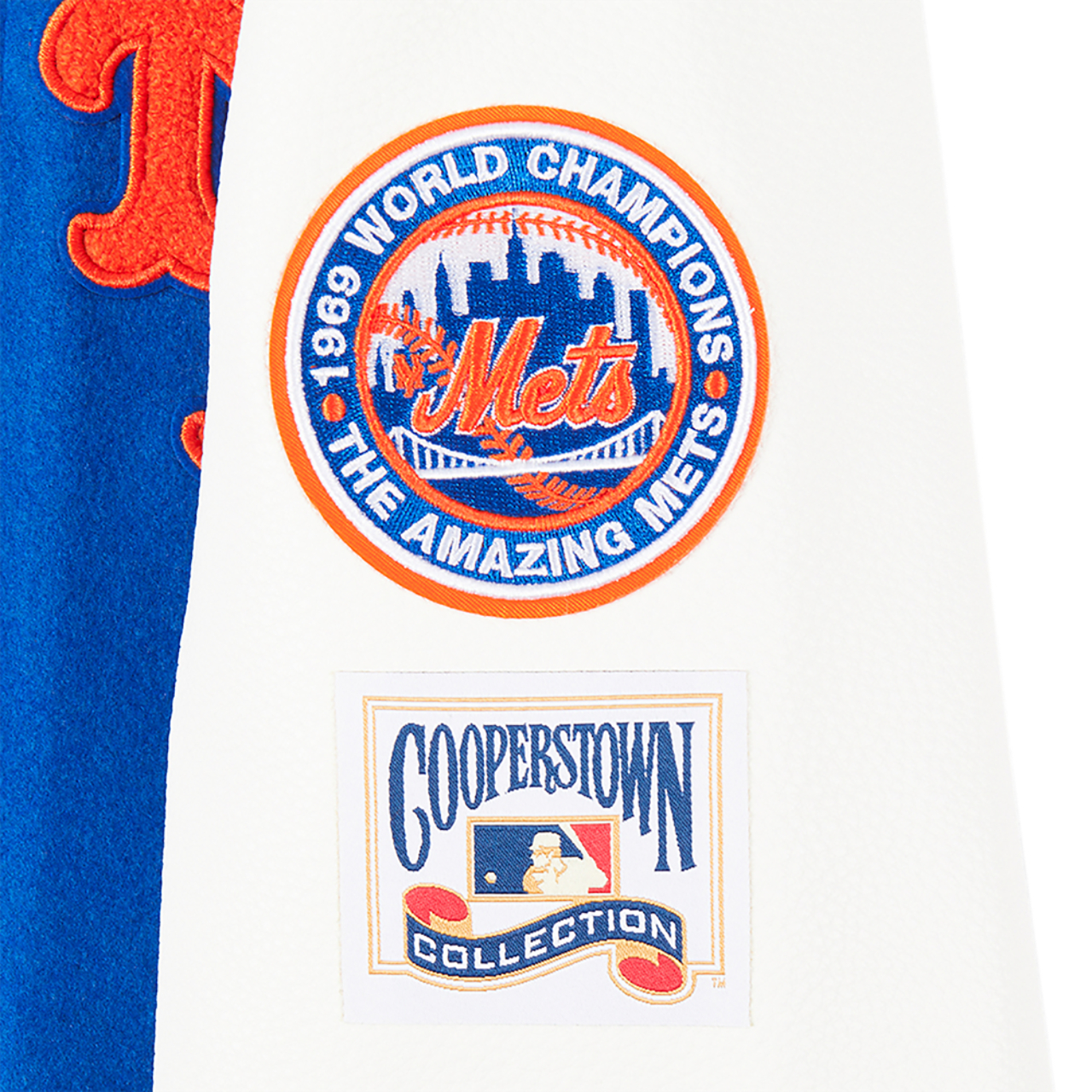 Pro Standard NY Mets Varsity Jacket Image 5 of 11. Tap to open photo gallery.