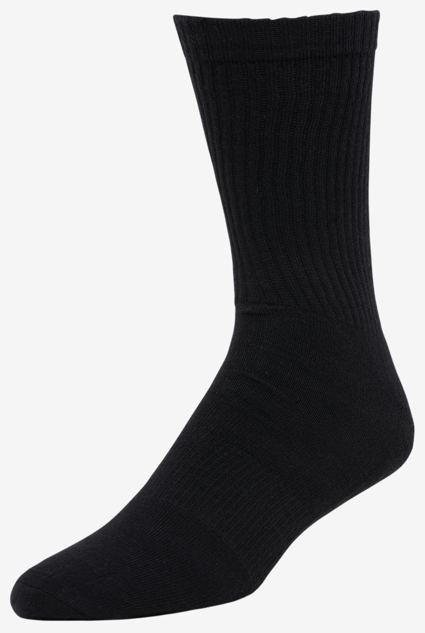 LCKR 6-Pack Athletic Half Cushion Crew Socks Image 2 of 2. Tap to open photo gallery.