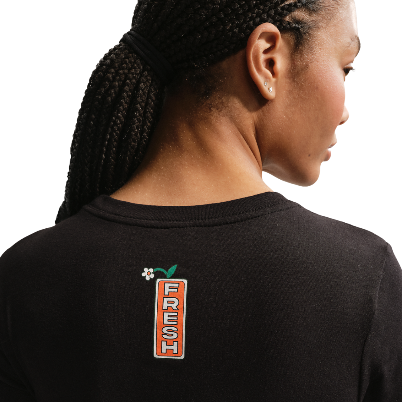 Nike Flower Shop Midcrop Tee Image 2 of 4. Tap to open photo gallery.