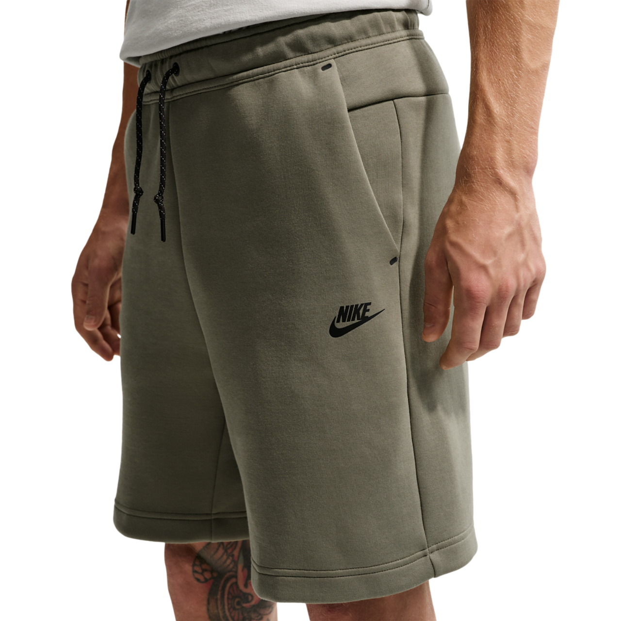 Nike Tech Fleece Shorts Image 1 of 4. Tap to open photo gallery.