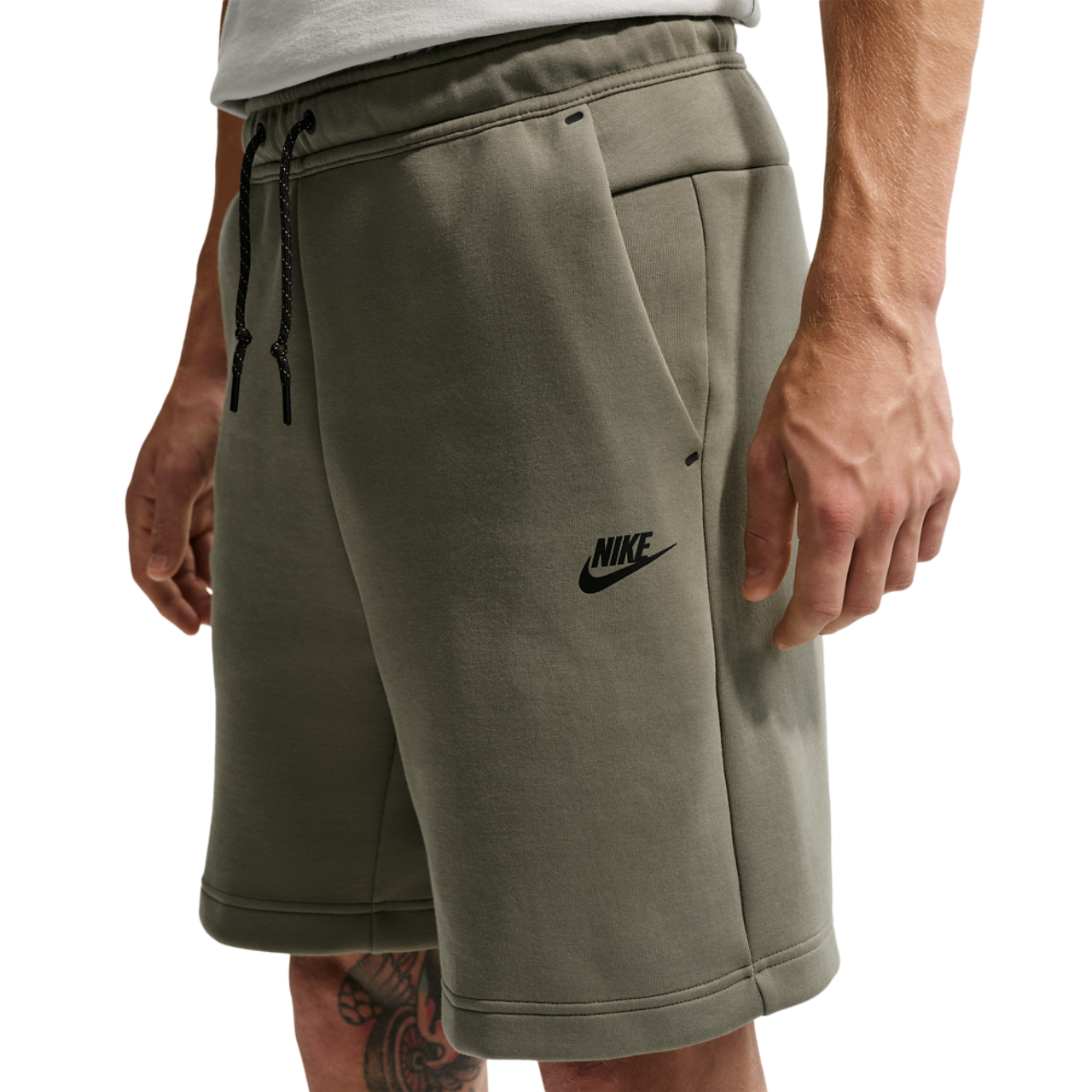 Nike Tech Fleece Shorts Image 1 of 4. Tap to open photo gallery.