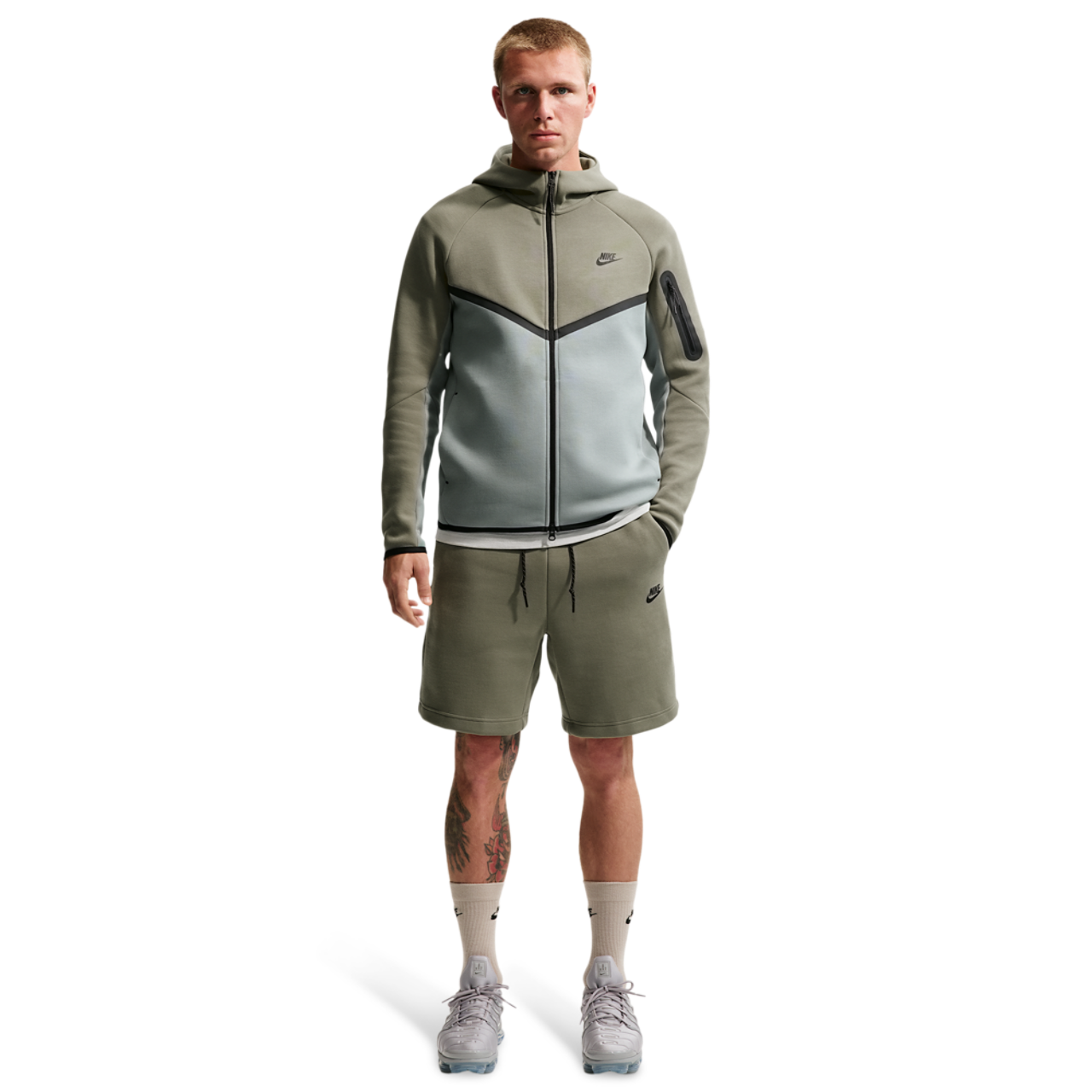 Nike Tech Fleece Shorts Image 3 of 4. Tap to open photo gallery.