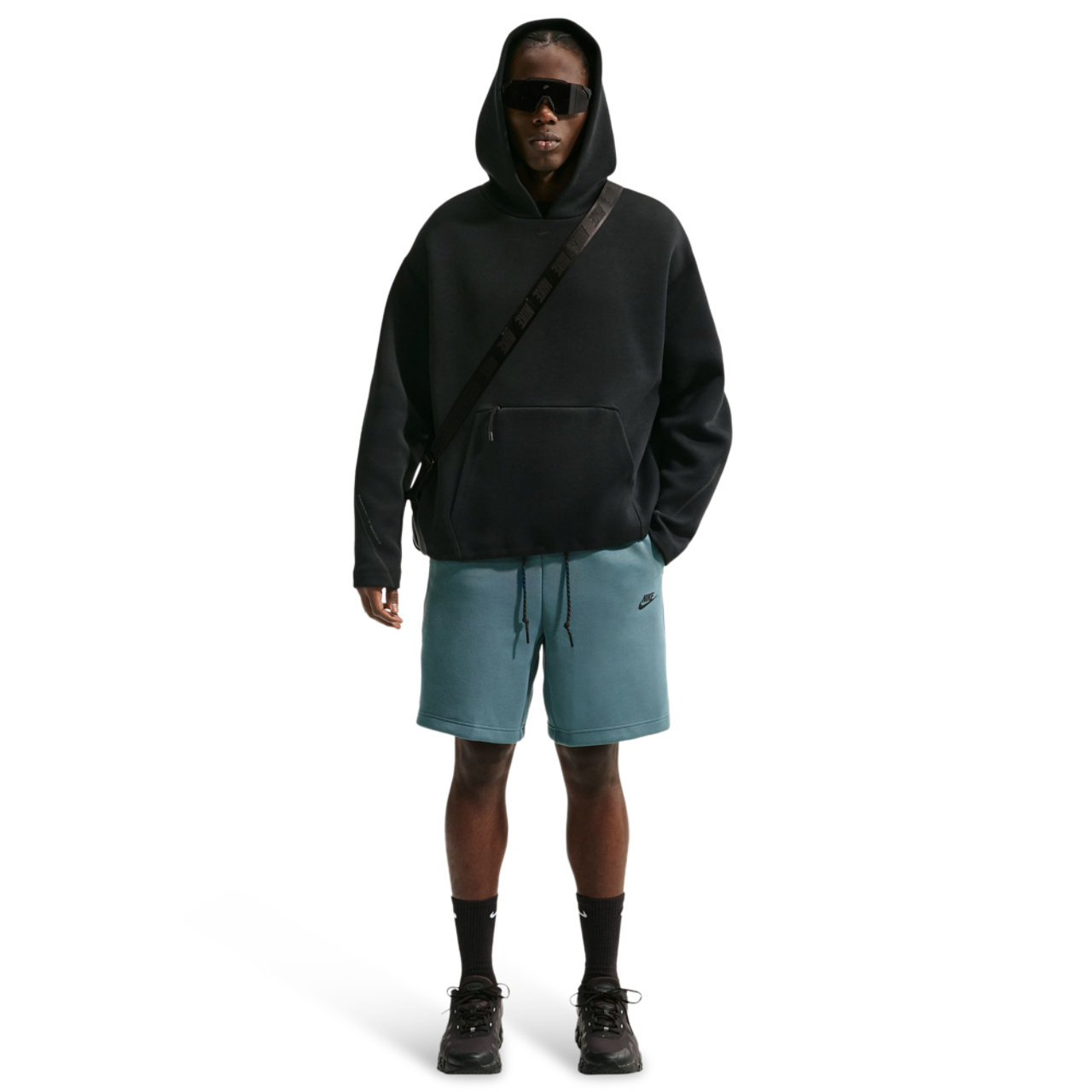 Nike Tech Fleece Shorts Image 3 of 4. Tap to open photo gallery.