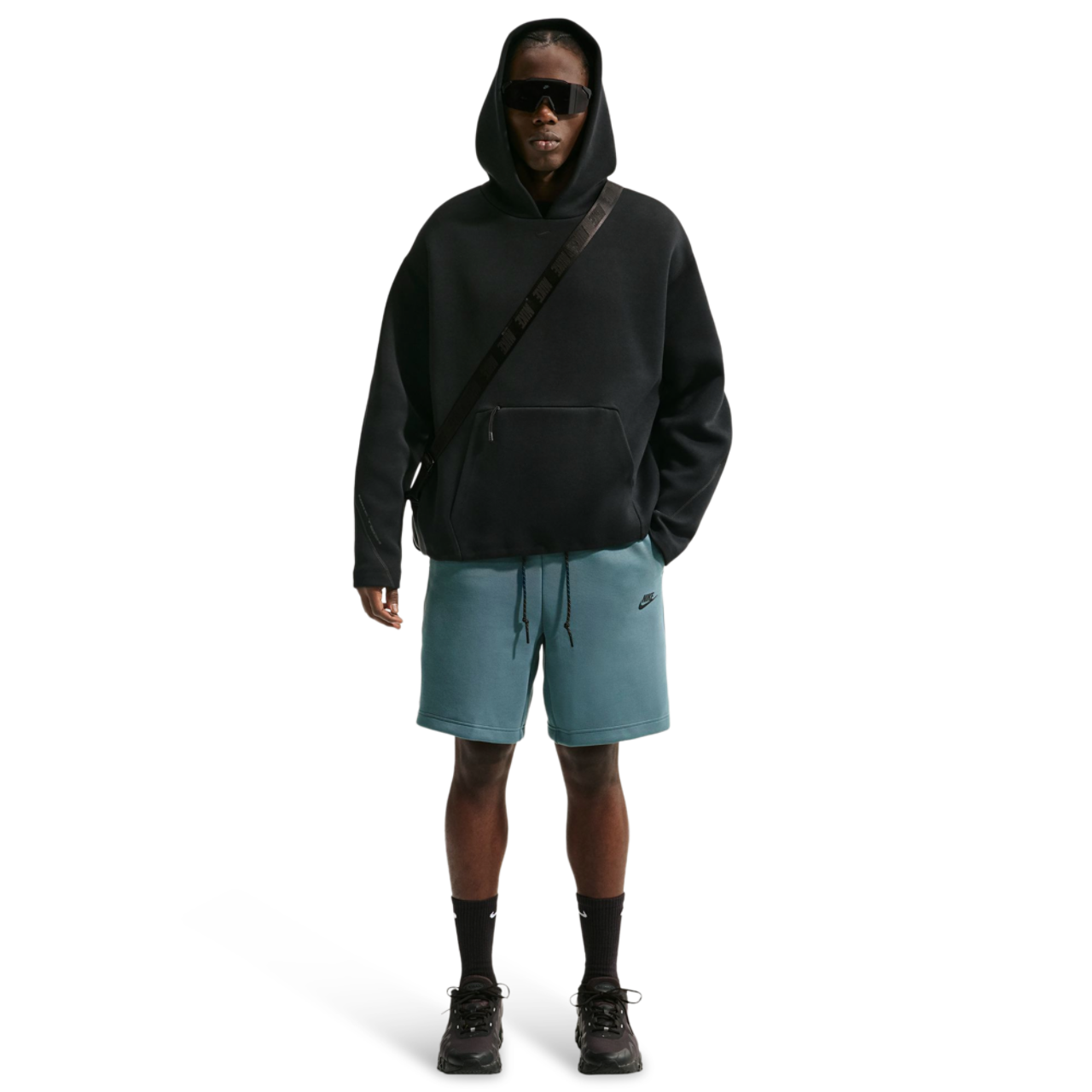 Nike Tech Fleece Shorts Image 3 of 4. Tap to open photo gallery.