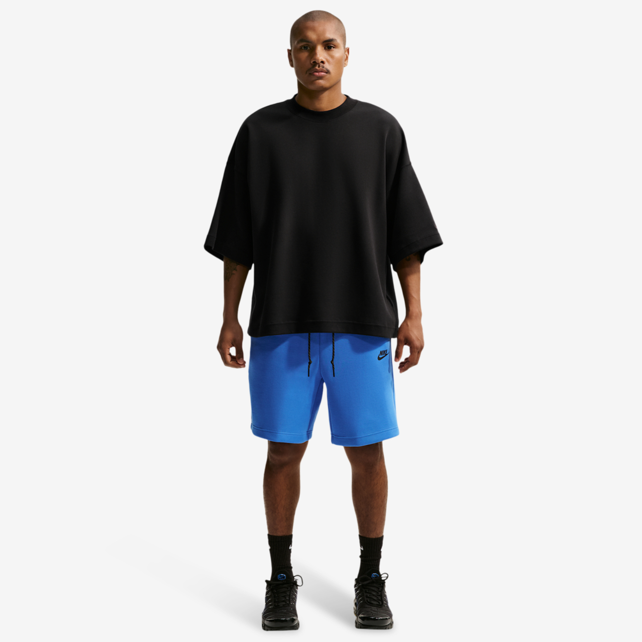 Nike Tech Fleece Shorts Image 3 of 4. Tap to open photo gallery.