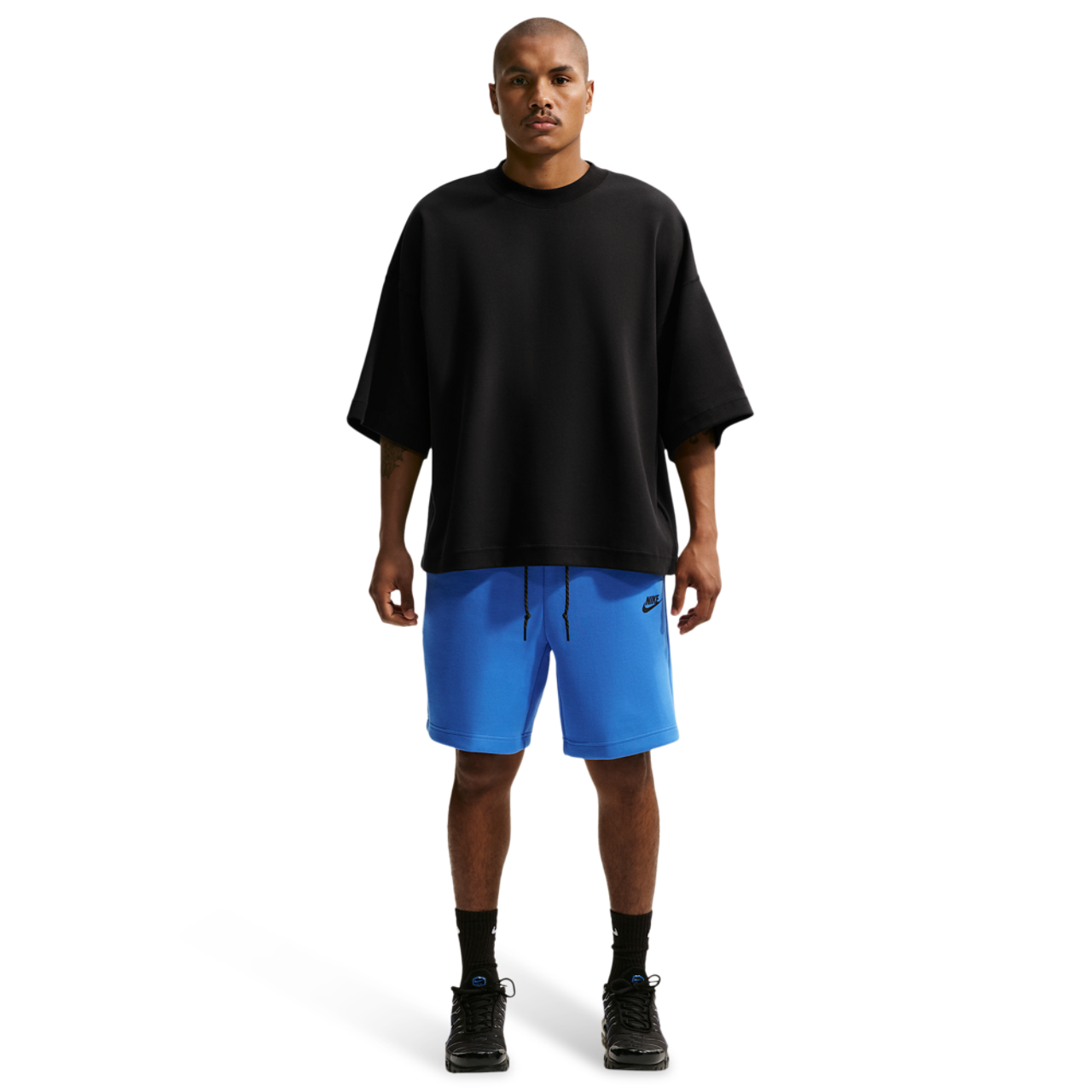 Nike Tech Fleece Shorts Image 3 of 4. Tap to open photo gallery.