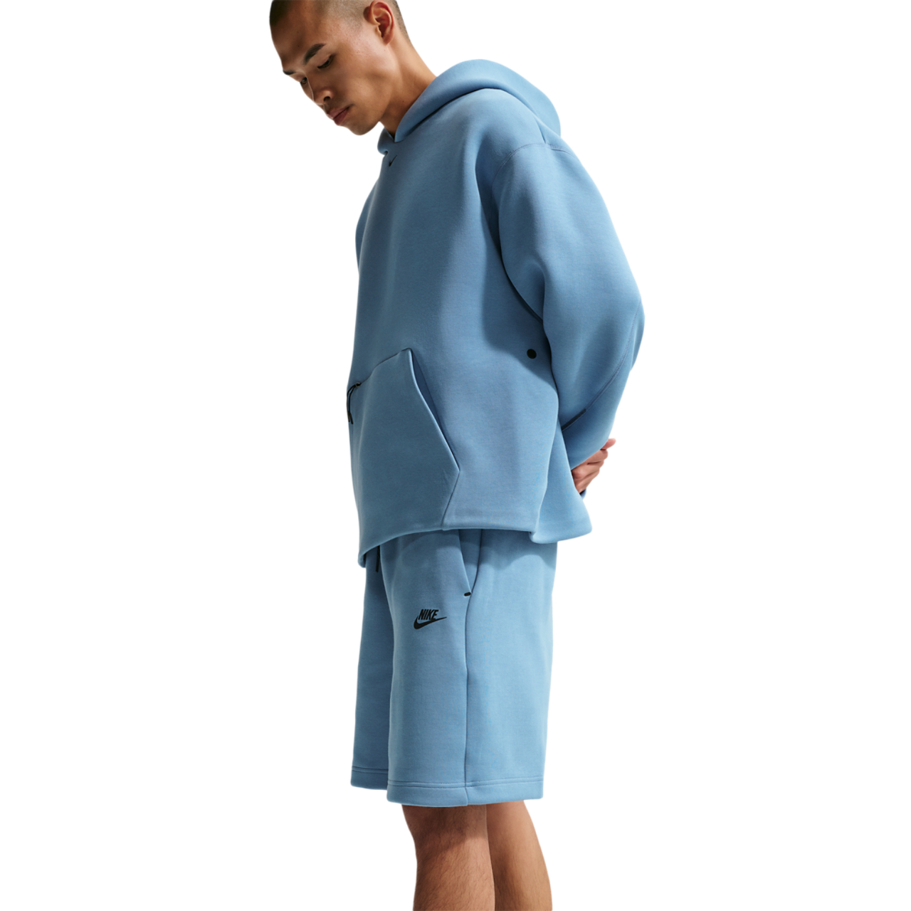 Nike Tech Fleece Shorts Image 3 of 5. Tap to open photo gallery.