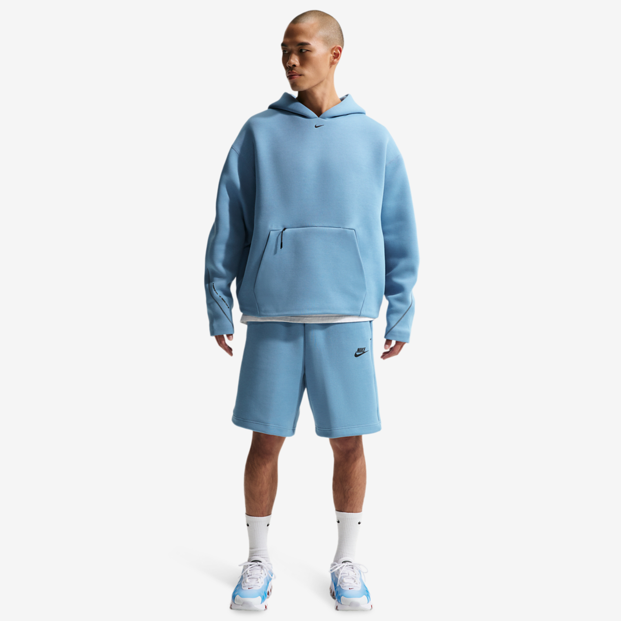 Nike Tech Fleece Shorts Image 4 of 5. Tap to open photo gallery.
