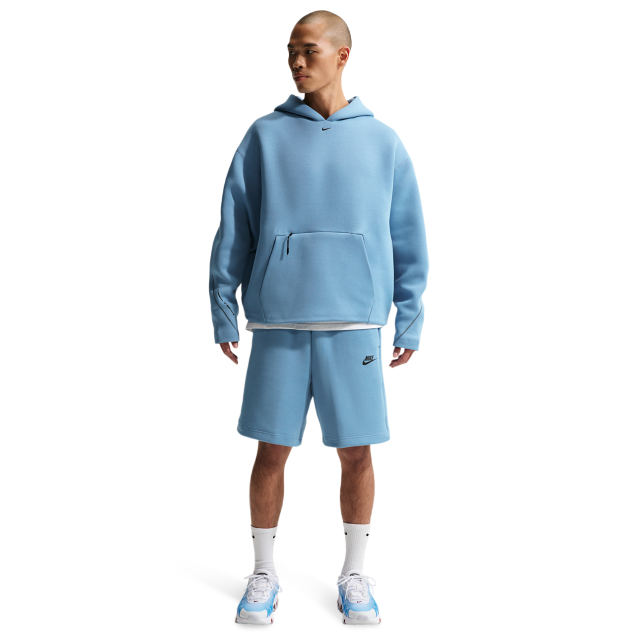 Nike Tech Fleece Shorts Image 4 of 5. Tap to open photo gallery.