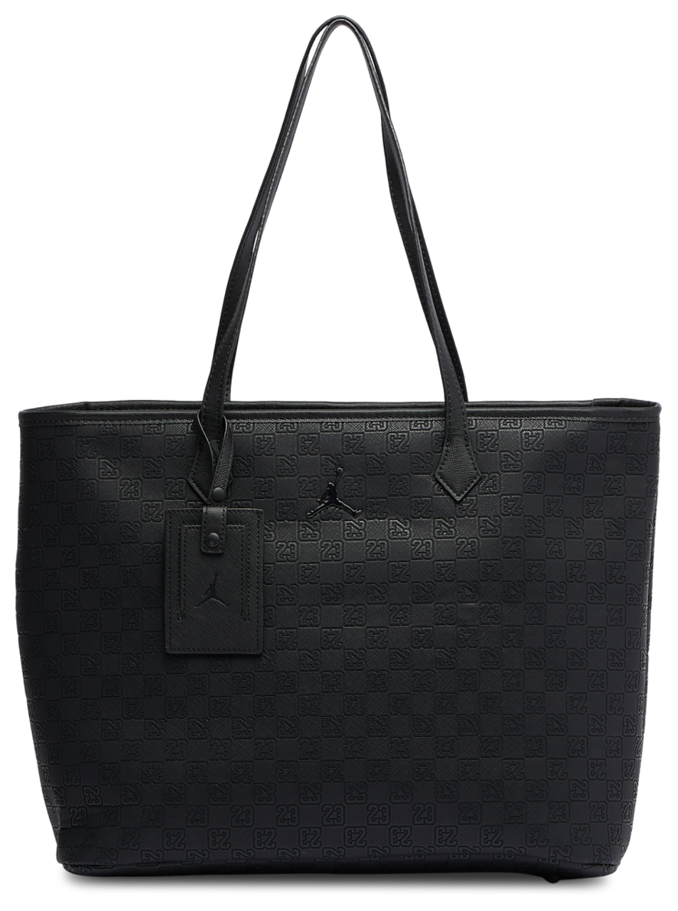 【極美品】JORDAN BRAND MONOGRAM TOTE BLACK JORDAN BRAND MONOGRAM TOTE BLACK（ジョーダン ブランド
