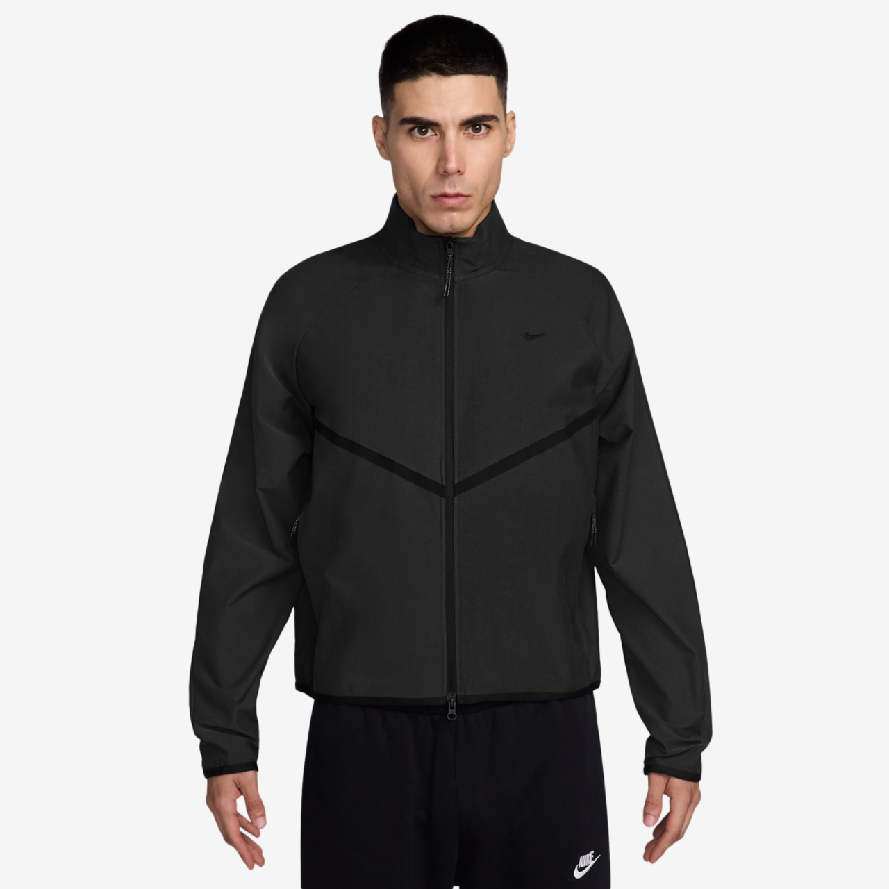 Nike Tech Shori Knit Track Jacket Image 1 of 3. Tap to open photo gallery.