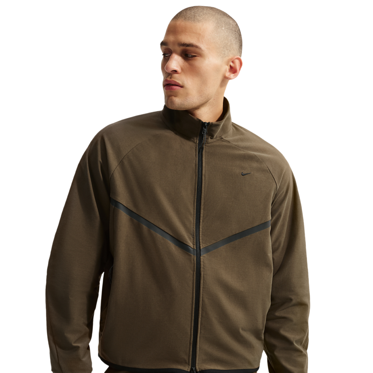 Nike Tech Shori Knit Track Jacket Image 1 of 6. Tap to open photo gallery.