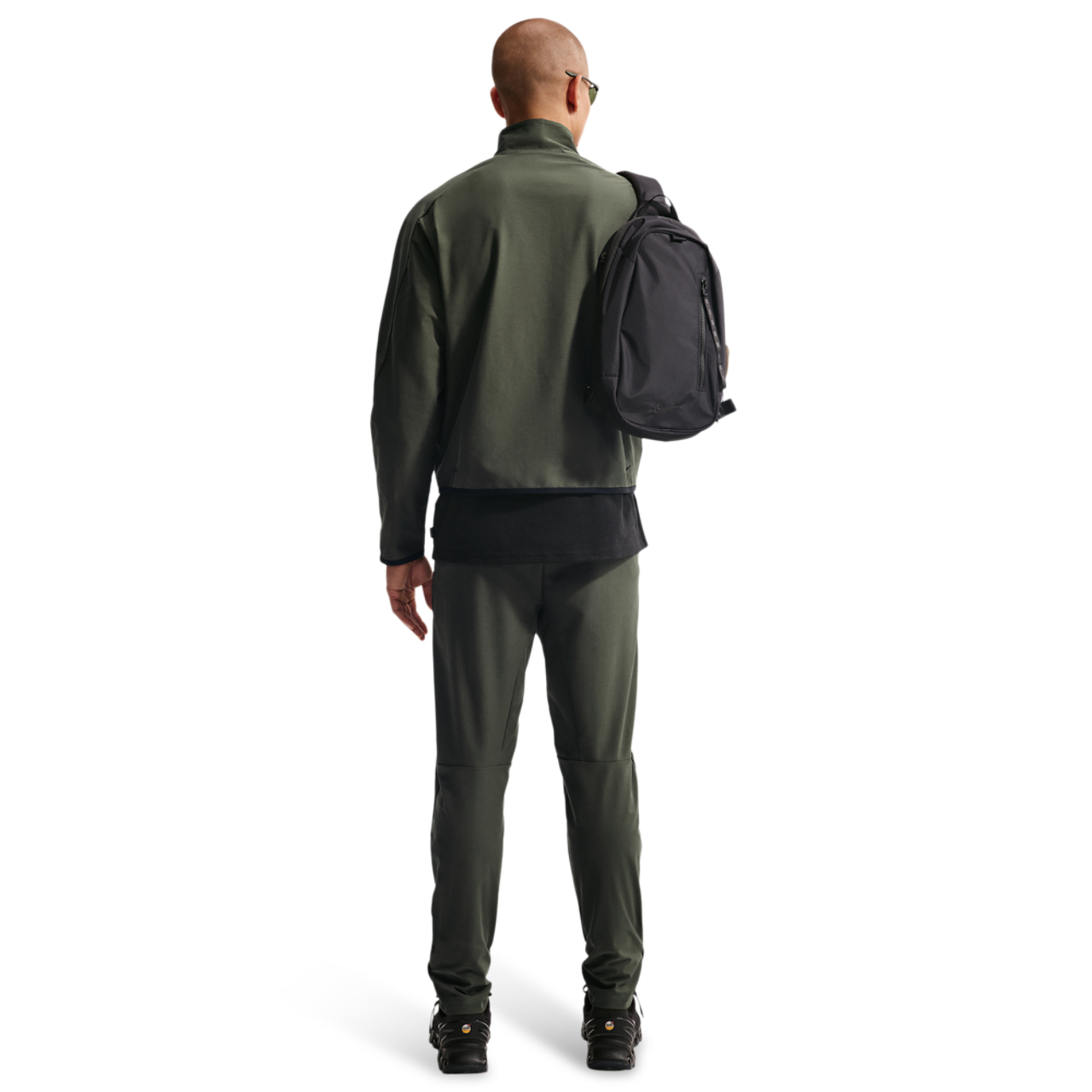 Nike Tech Shori Knit Track Jacket Image 4 of 4. Tap to open photo gallery.