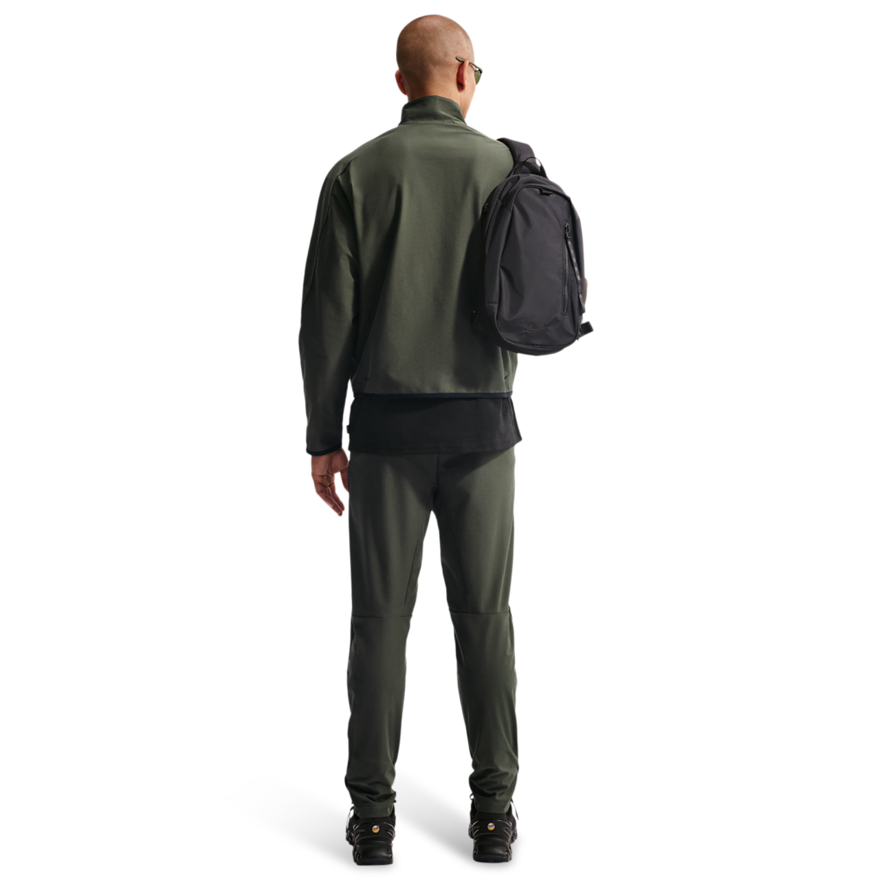 Nike Tech Shori Knit Track Jacket Image 4 of 4. Tap to open photo gallery.