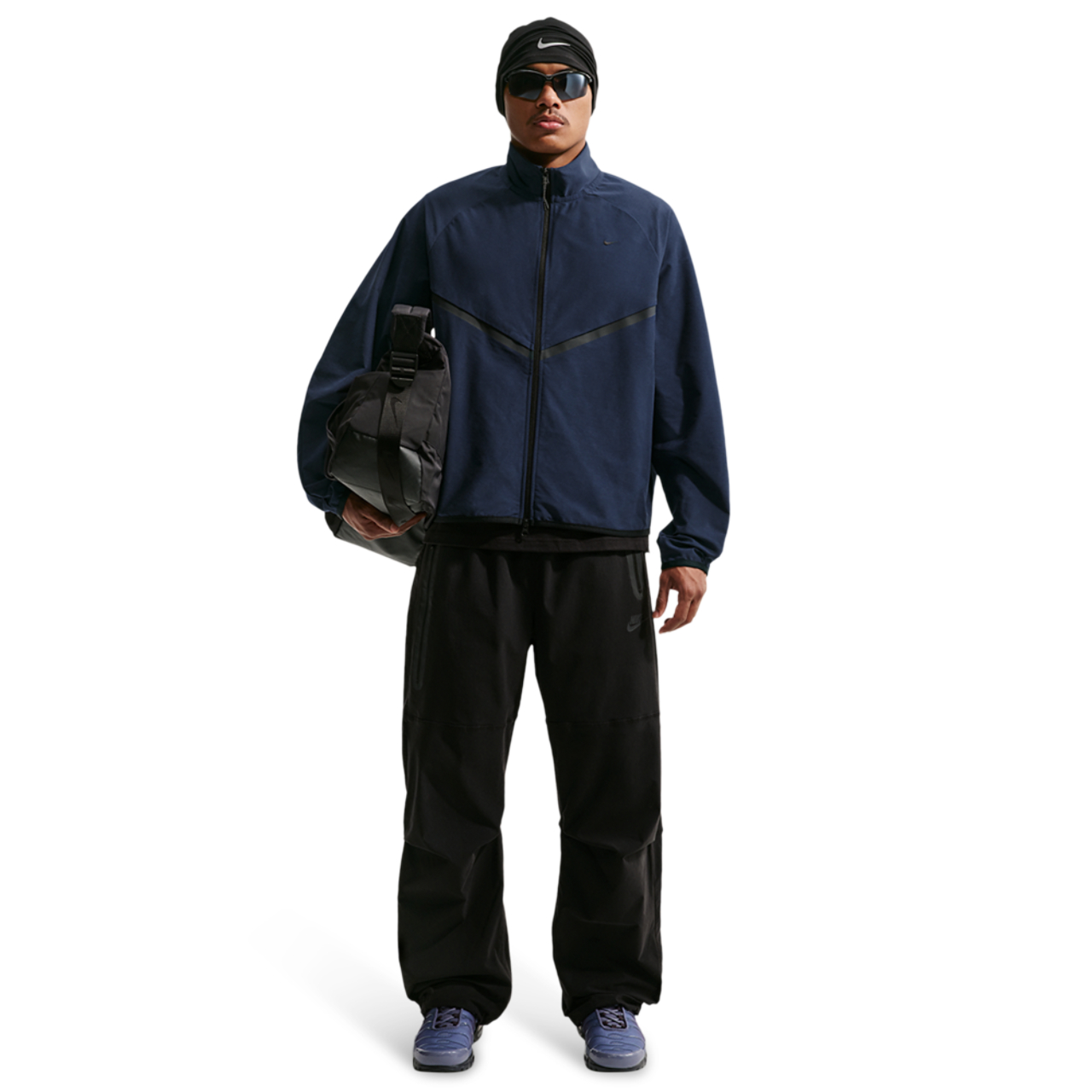 Nike Tech Shori Knit Track Jacket Image 3 of 4. Tap to open photo gallery.