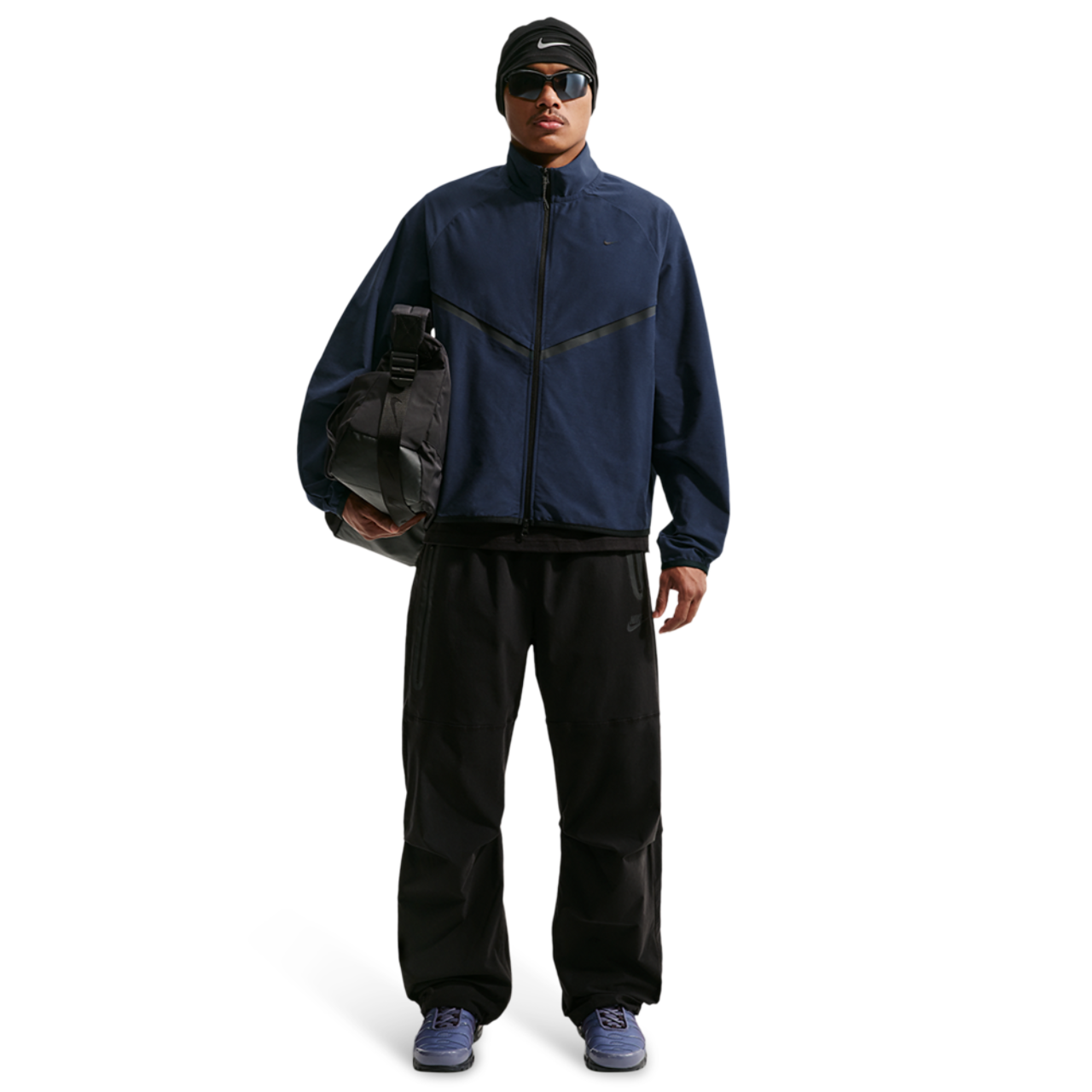 Nike Tech Shori Knit Track Jacket Image 3 of 4. Tap to open photo gallery.
