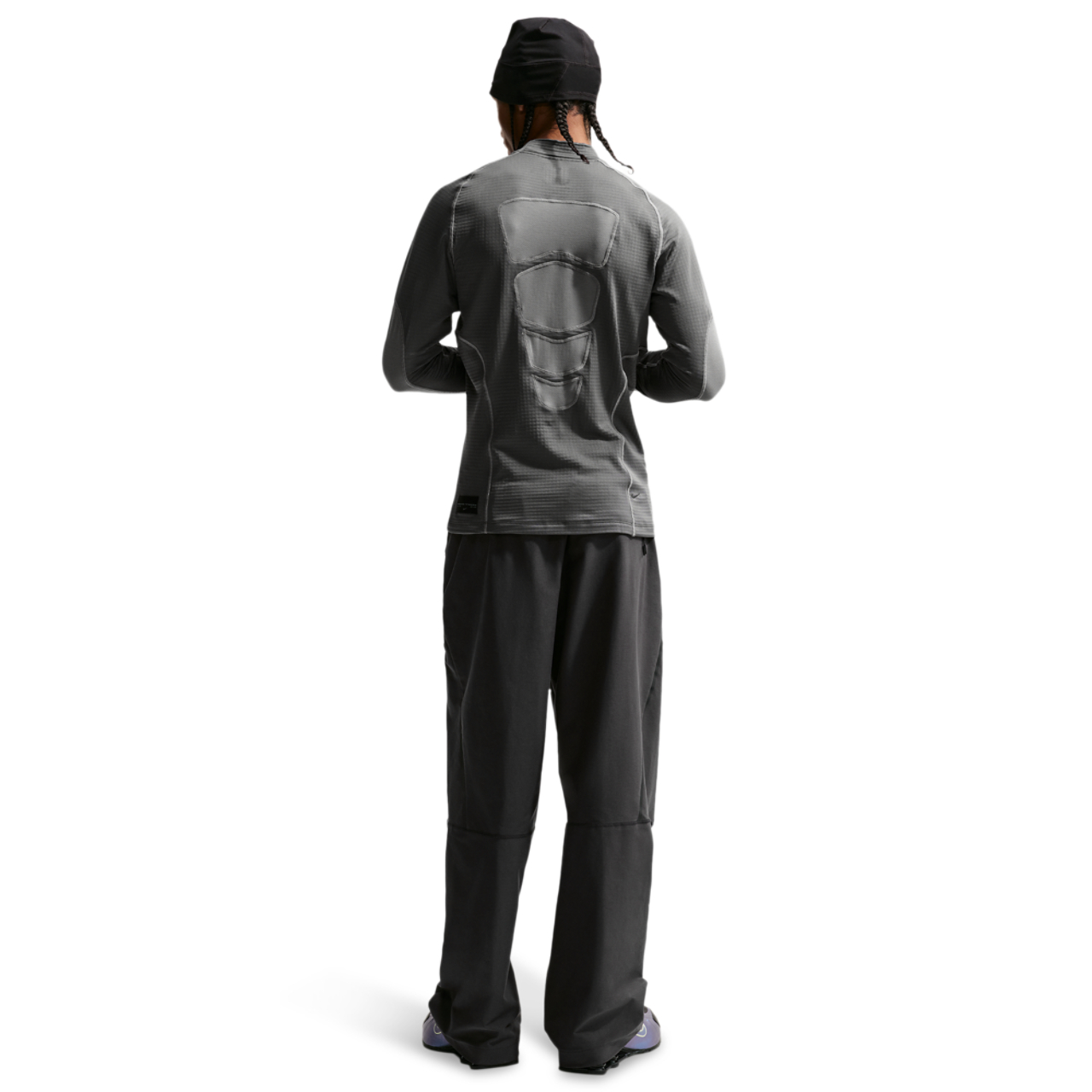 Nike Tech Shori Knit Track Jacket Image 4 of 4. Tap to open photo gallery.