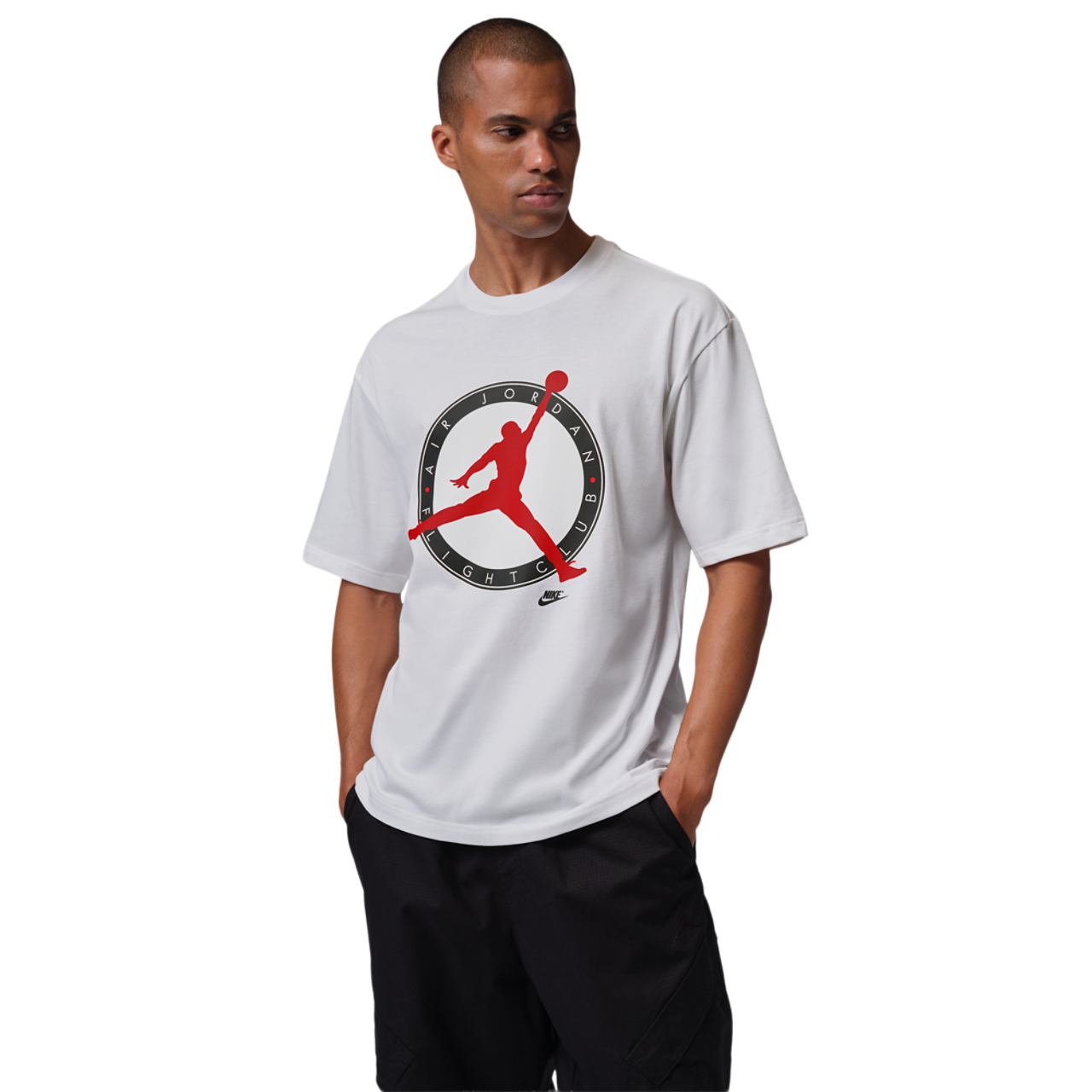 Jordan Flight Club Short Sleeve Crew Image 1 of 4. Tap to open photo gallery.