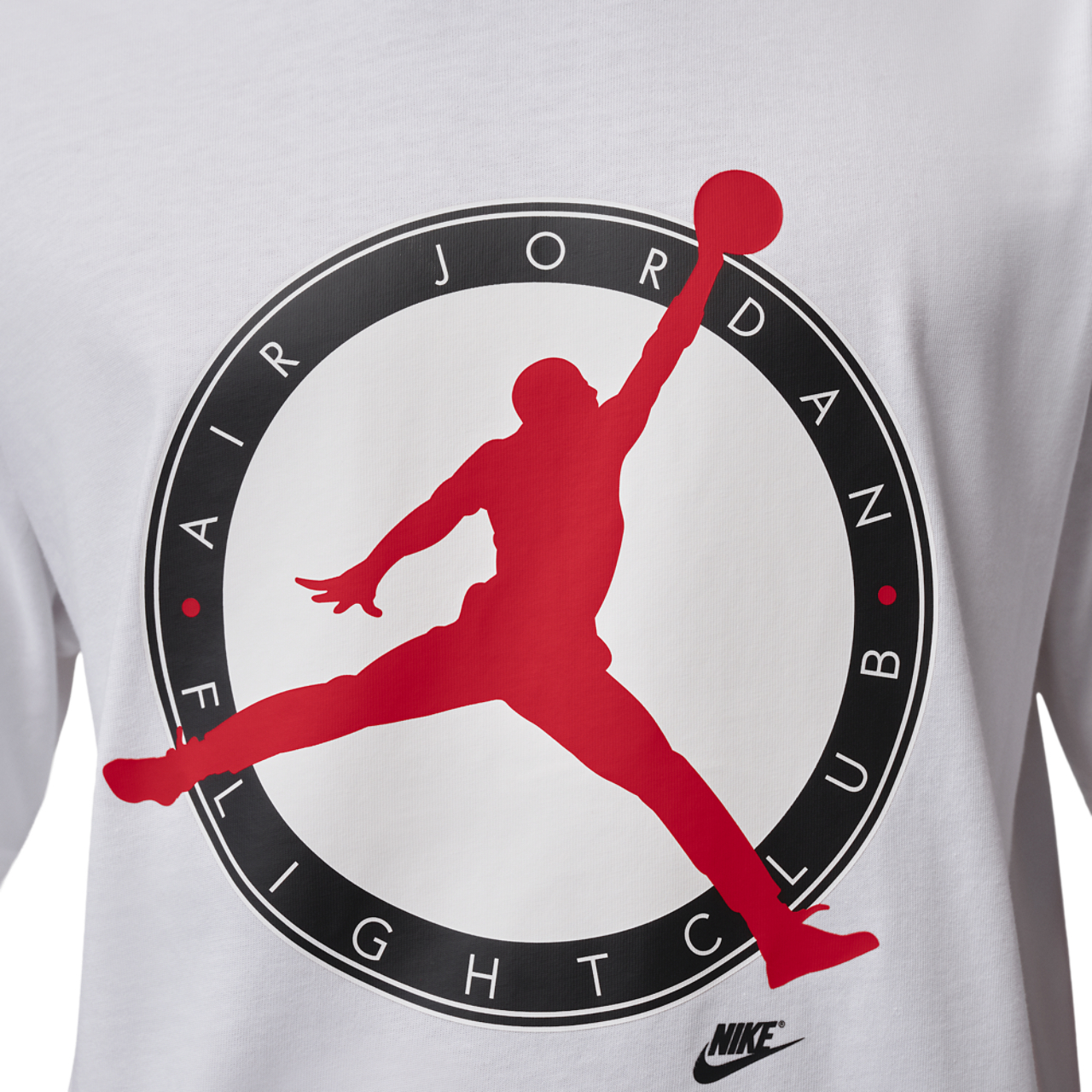 Jordan Flight Club Short Sleeve Crew Image 3 of 4. Tap to open photo gallery.