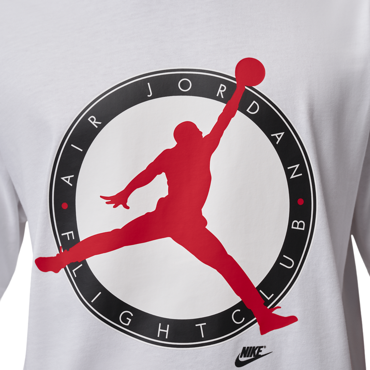 Jordan Flight Club Short Sleeve Crew Image 3 of 4. Tap to open photo gallery.