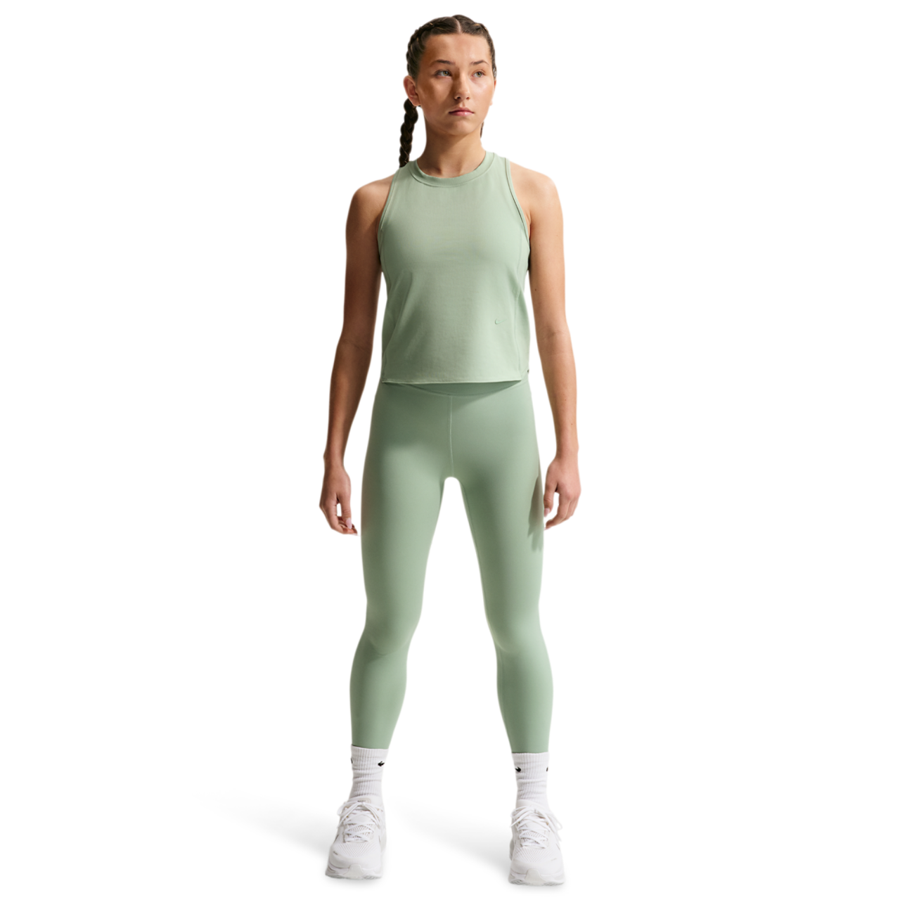 Nike Mavn DriFit Ribbed Tank Top Image 3 of 4. Tap to open photo gallery.