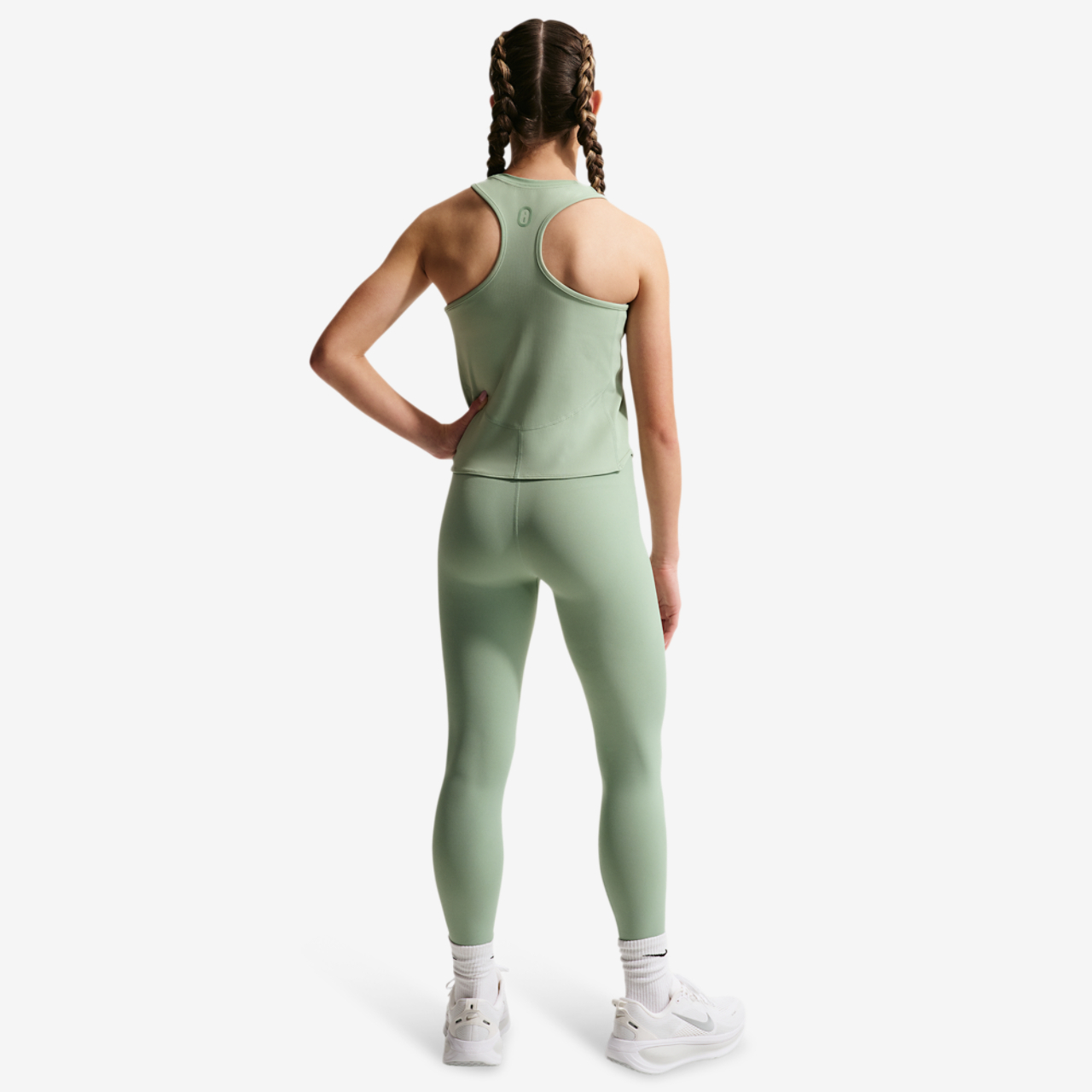 Nike Mavn DriFit Ribbed Tank Top Image 4 of 4. Tap to open photo gallery.
