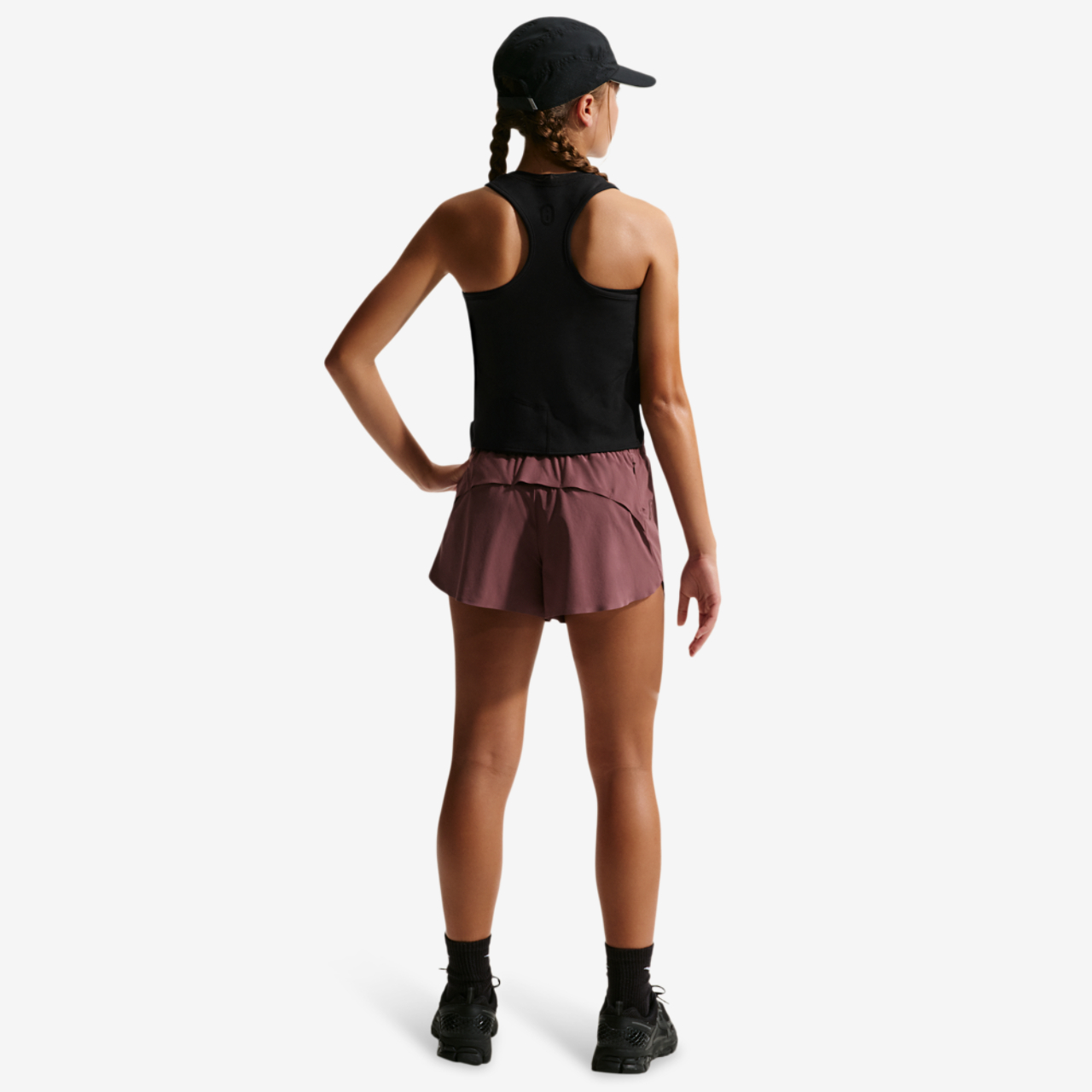 Nike Mavn DriFit Ribbed Tank Top Image 4 of 4. Tap to open photo gallery.