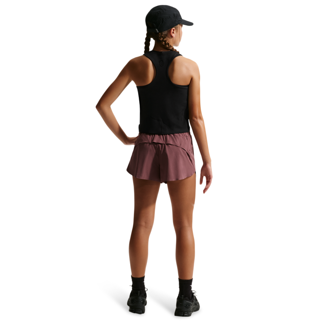 Nike Mavn DriFit Ribbed Tank Top Image 4 of 4. Tap to open photo gallery.