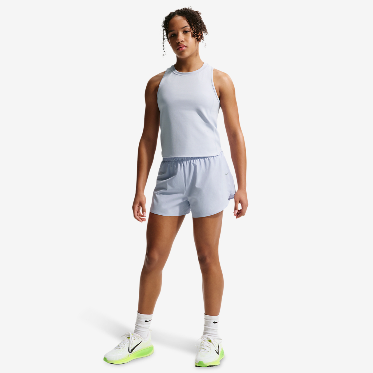 Nike Mavn DriFit Ribbed Tank Top Image 3 of 4. Tap to open photo gallery.