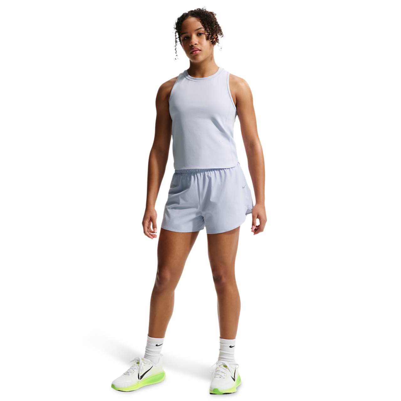 Nike Mavn DriFit Ribbed Tank Top Image 3 of 4. Tap to open photo gallery.