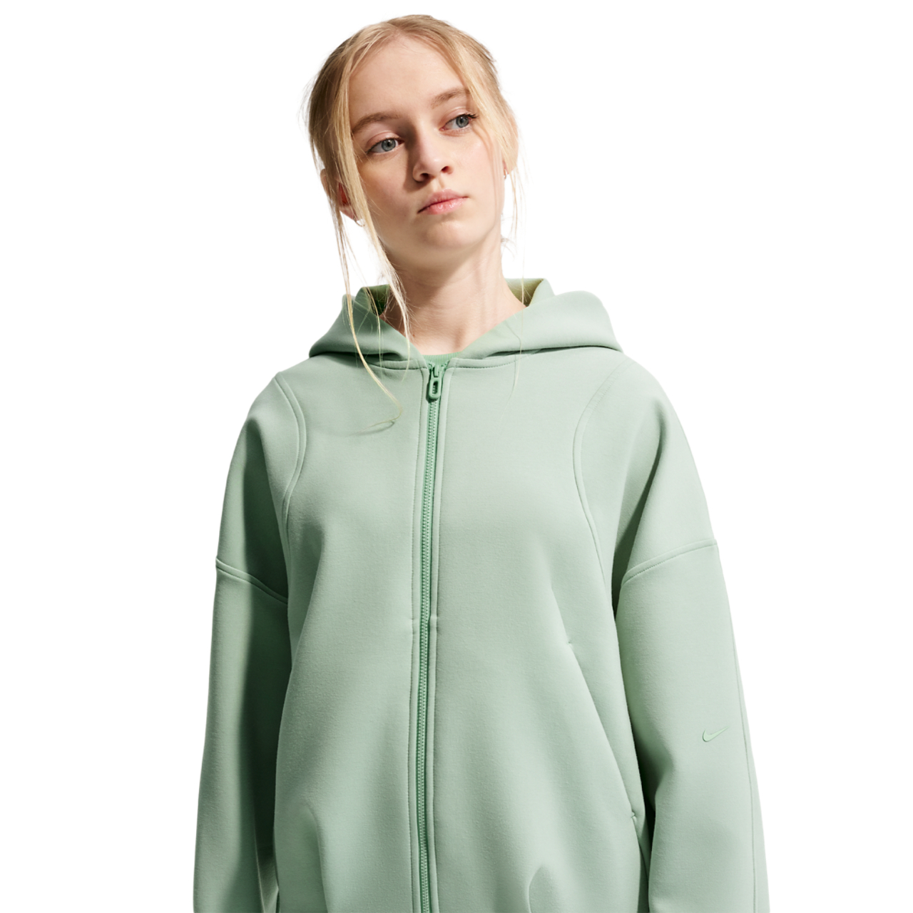 Nike Mavn TechFit Knit FZ Hoodie Image 1 of 4. Tap to open photo gallery.