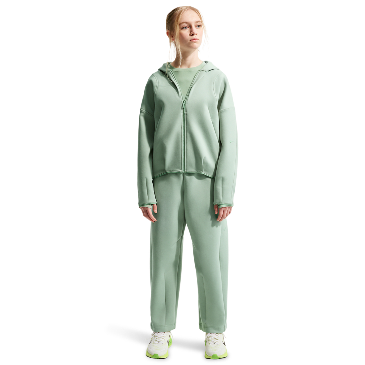 Nike Mavn TechFit Knit FZ Hoodie Image 3 of 4. Tap to open photo gallery.